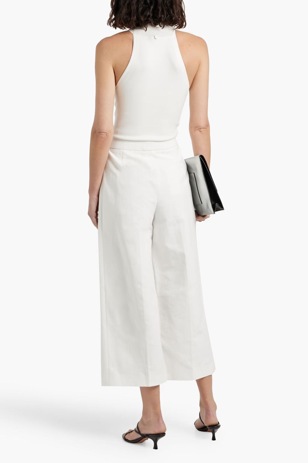 Jil Sander o1y1025 Casual Pant in White Size 25" / US 0 / IT 36 - 3 Thumbnail
