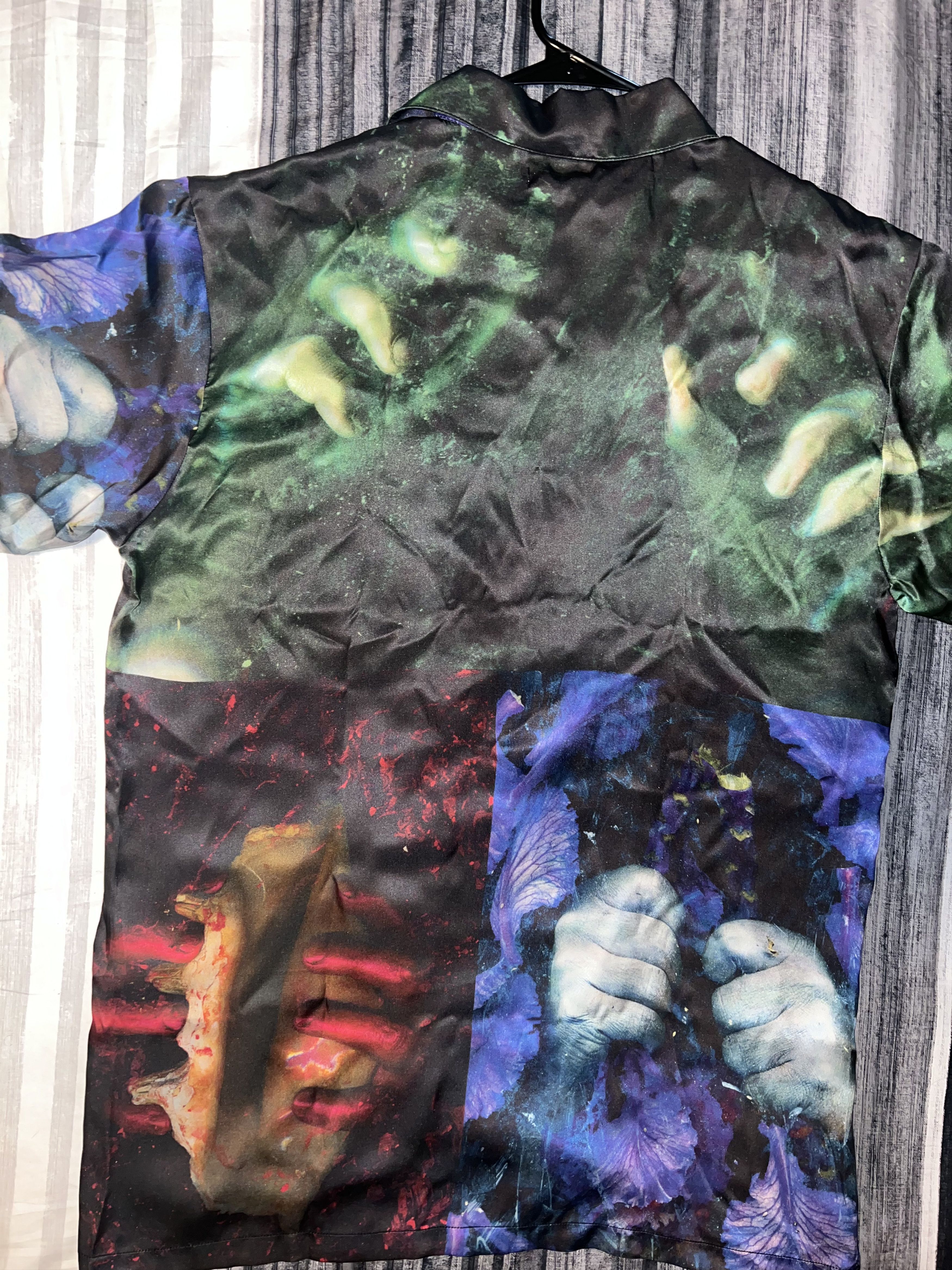 Ottolinger Ottolinger x Lucie Stahl "Print" Silk Satin Shirt Size M / US 6-8 / IT 42-44 - 6 Thumbnail