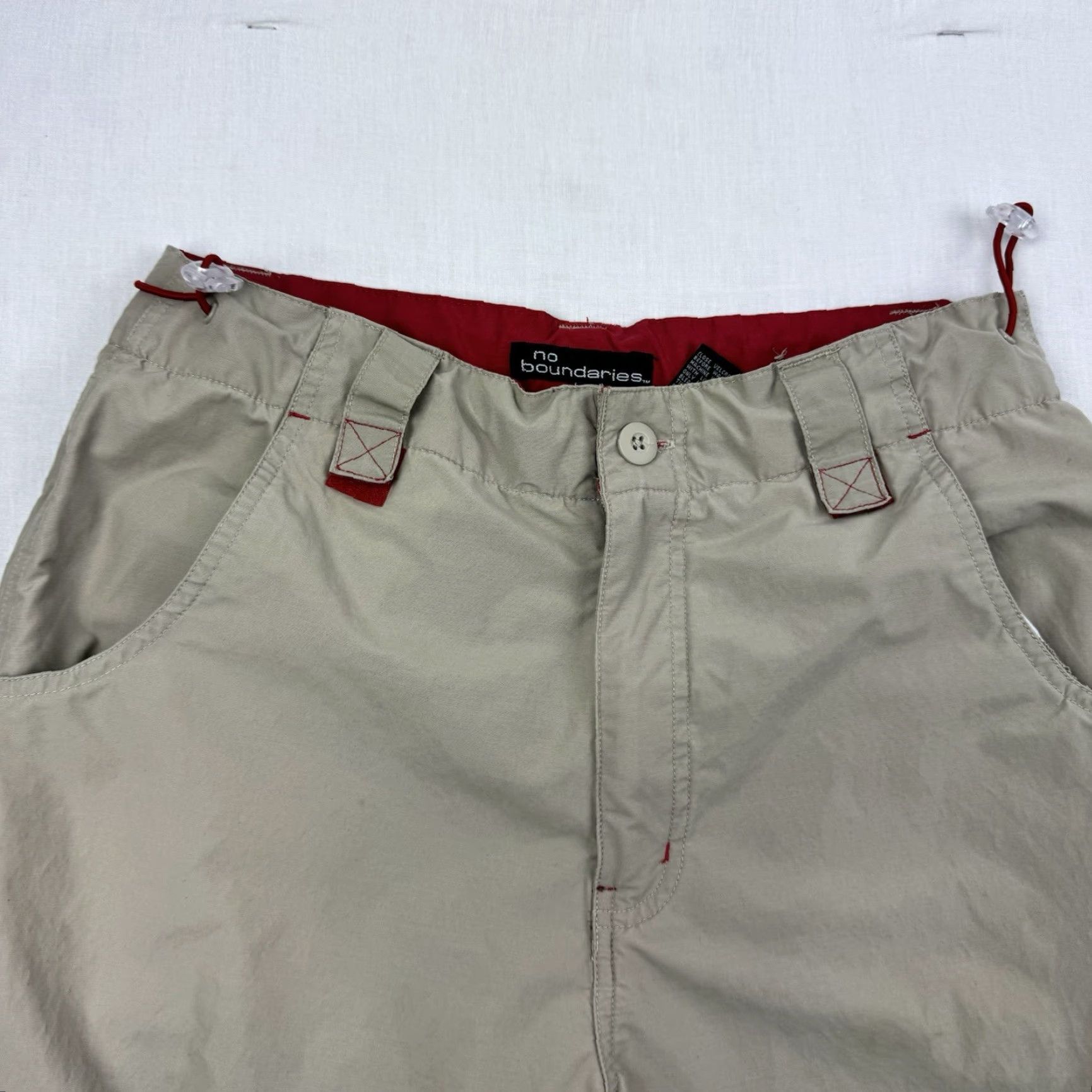 Vintage VINTAGE No Boundaries Cargo Shorts Men Adult 32 Beige Y2K 90s Hipster Grunge Casual Size US 32 / EU 48 - 3 Thumbnail