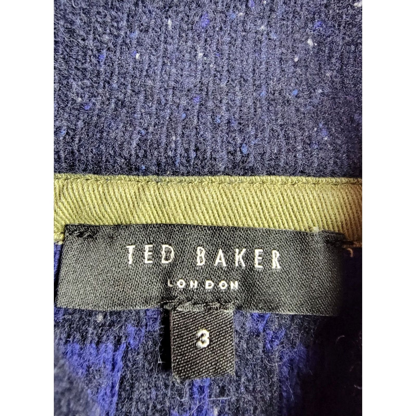 Ted Baker Ted Baker Sweater Mens Size 3 Medium Blue Fair Isle Lambswool Knit Pullover Size US M / EU 48-50 / 2 - 3 Thumbnail