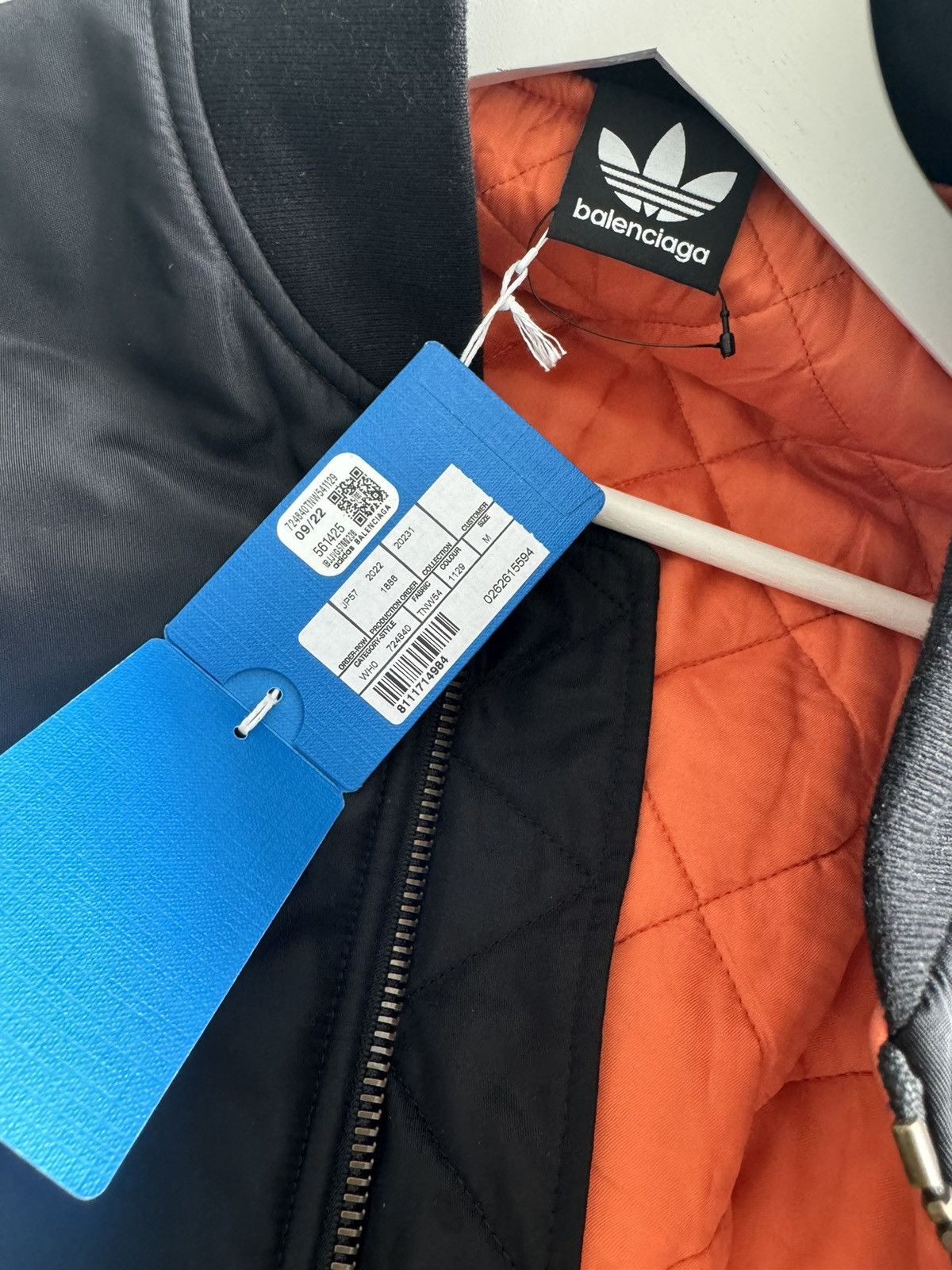 Balenciaga Balenciaga/Adidas bomber jacket Size US M / EU 48-50 / 2 - 16 Thumbnail