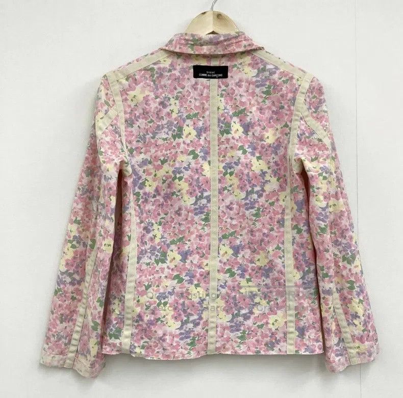 Comme des Garcons Comme Des Garcons Pink Floral Print Jacket Long Skirt Set Size M / US 6-8 / IT 42-44 - 3 Thumbnail