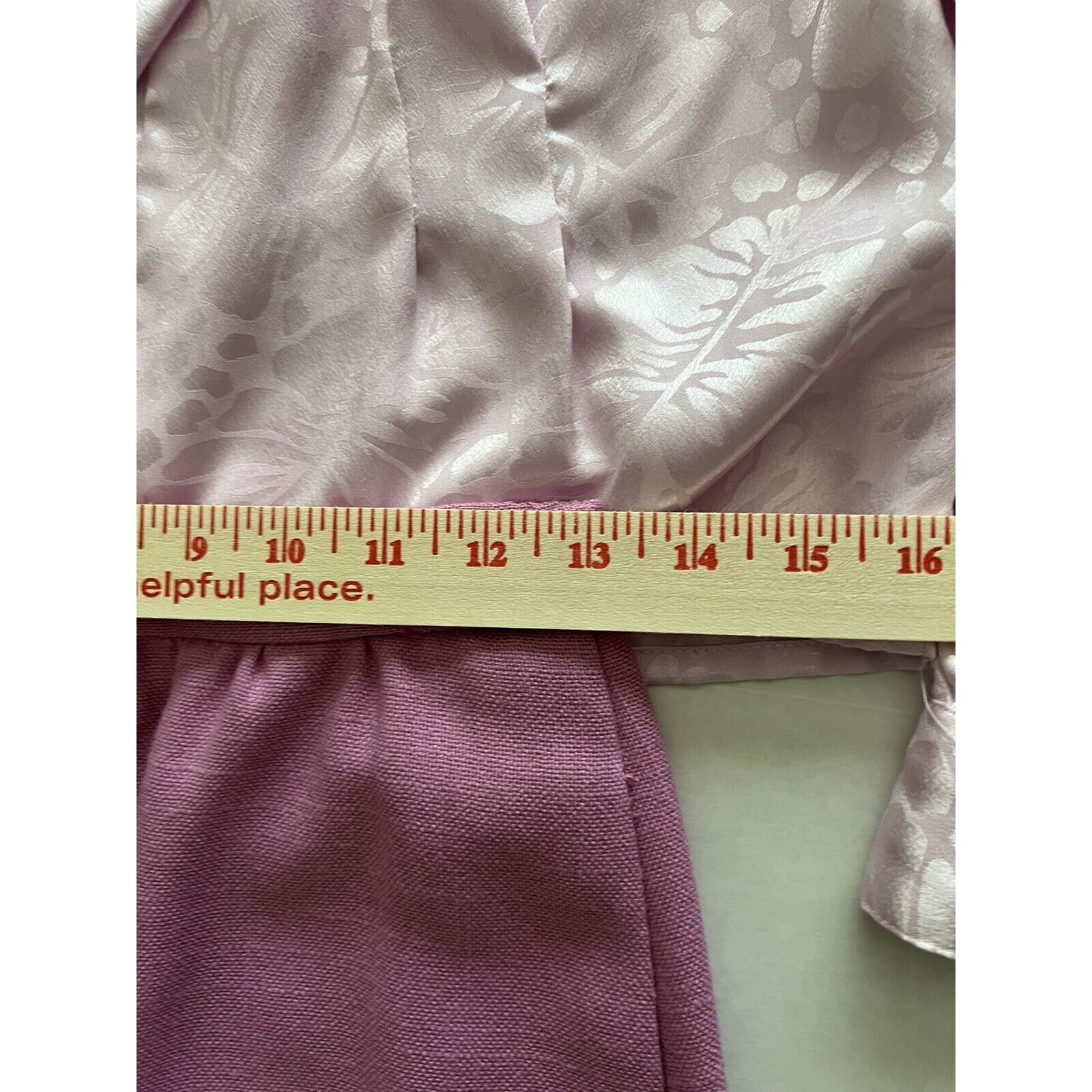 Nordstrom Nordstrom Square Petite Womens Baby Blouse/Skirt Size 8/10 Size 30" / US 8 / IT 44 - 7 Thumbnail