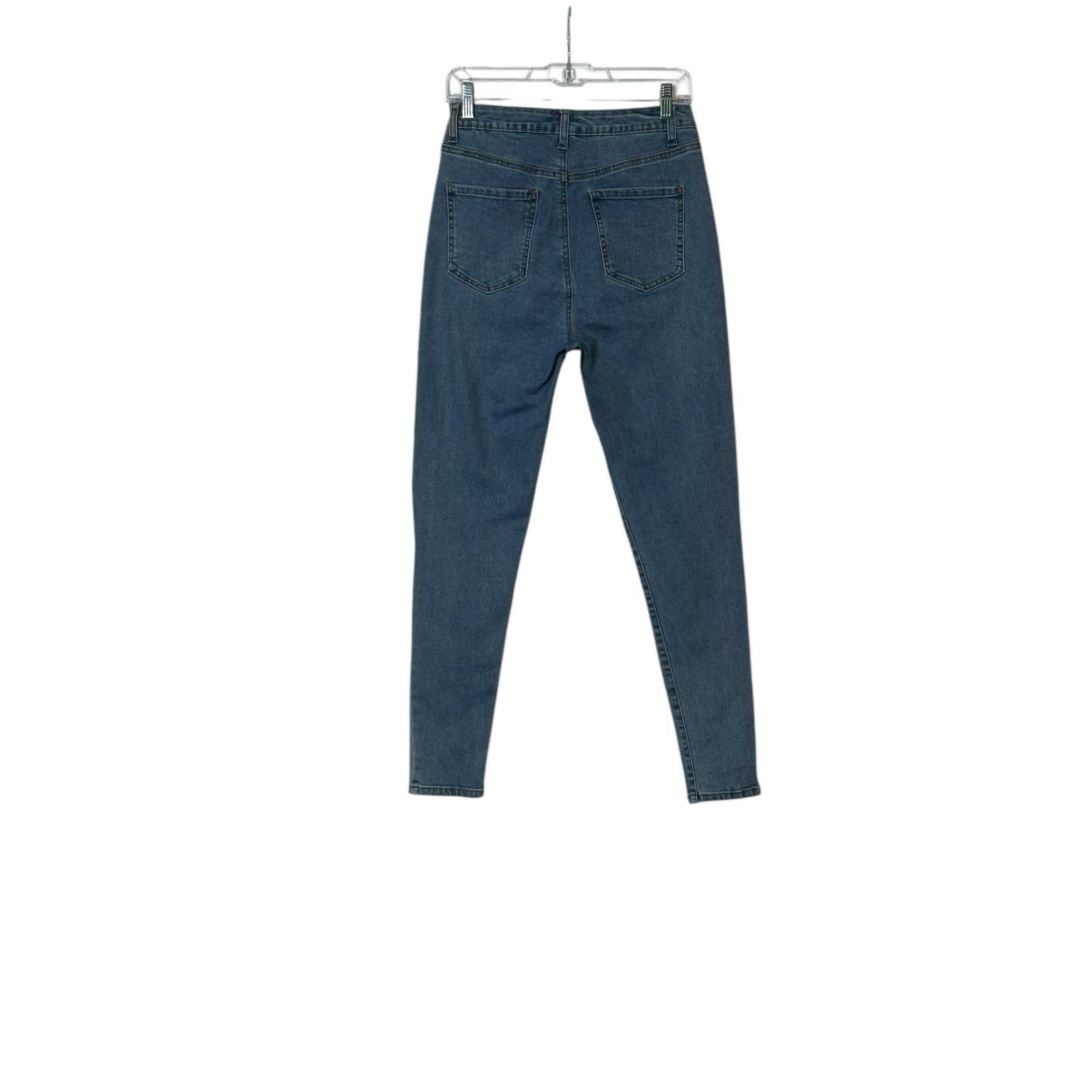 Forever 21 FOREVER 21 blue skinny high waisted stretch jeans size 29 Size 29" - 6 Thumbnail