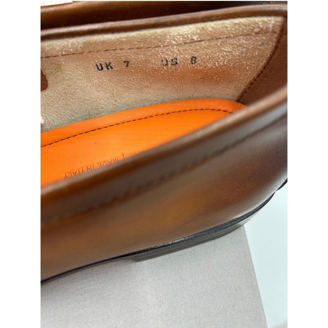 Santoni Men's Santoni Carlo soft furnished penny loafers size 8 US Size US 8 / EU 41 - 5 Thumbnail