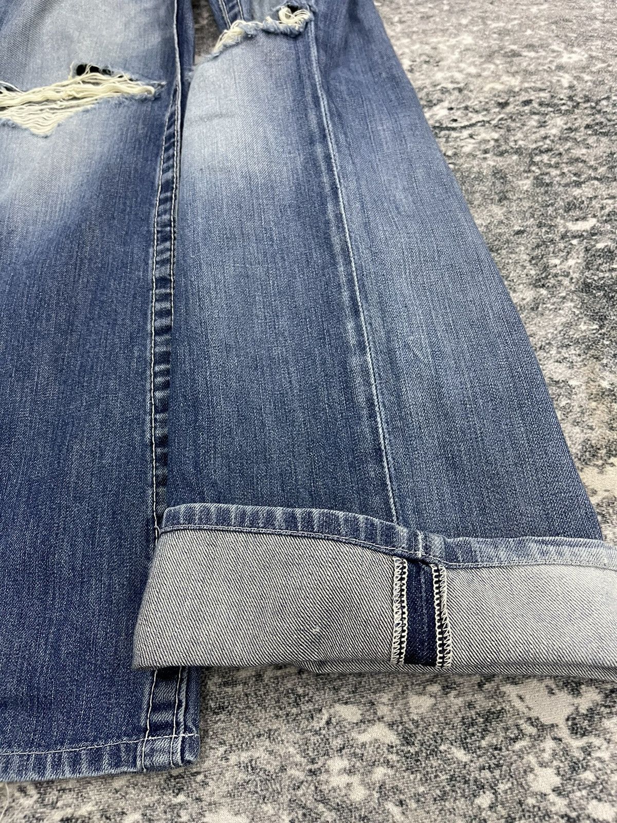 True Religion Vintage True Religion Section Ricky Distressed Denim Size US 33 - 15 Thumbnail