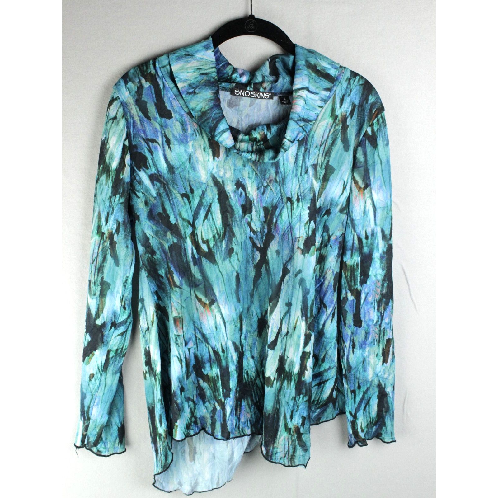 Other Snoskins Top Small Colorful Long Sleeve Artsy Tunic Pullover Size S / US 4 / IT 40 - 1 Thumbnail