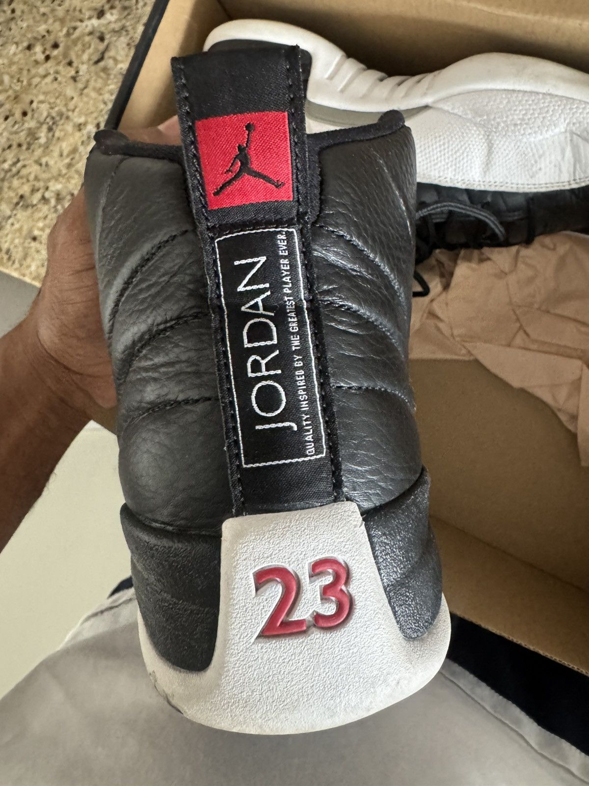 Jordan Brand Air Jordan Retro 12 Playoffs Size US 11.5 / EU 44-45 - 5 Thumbnail