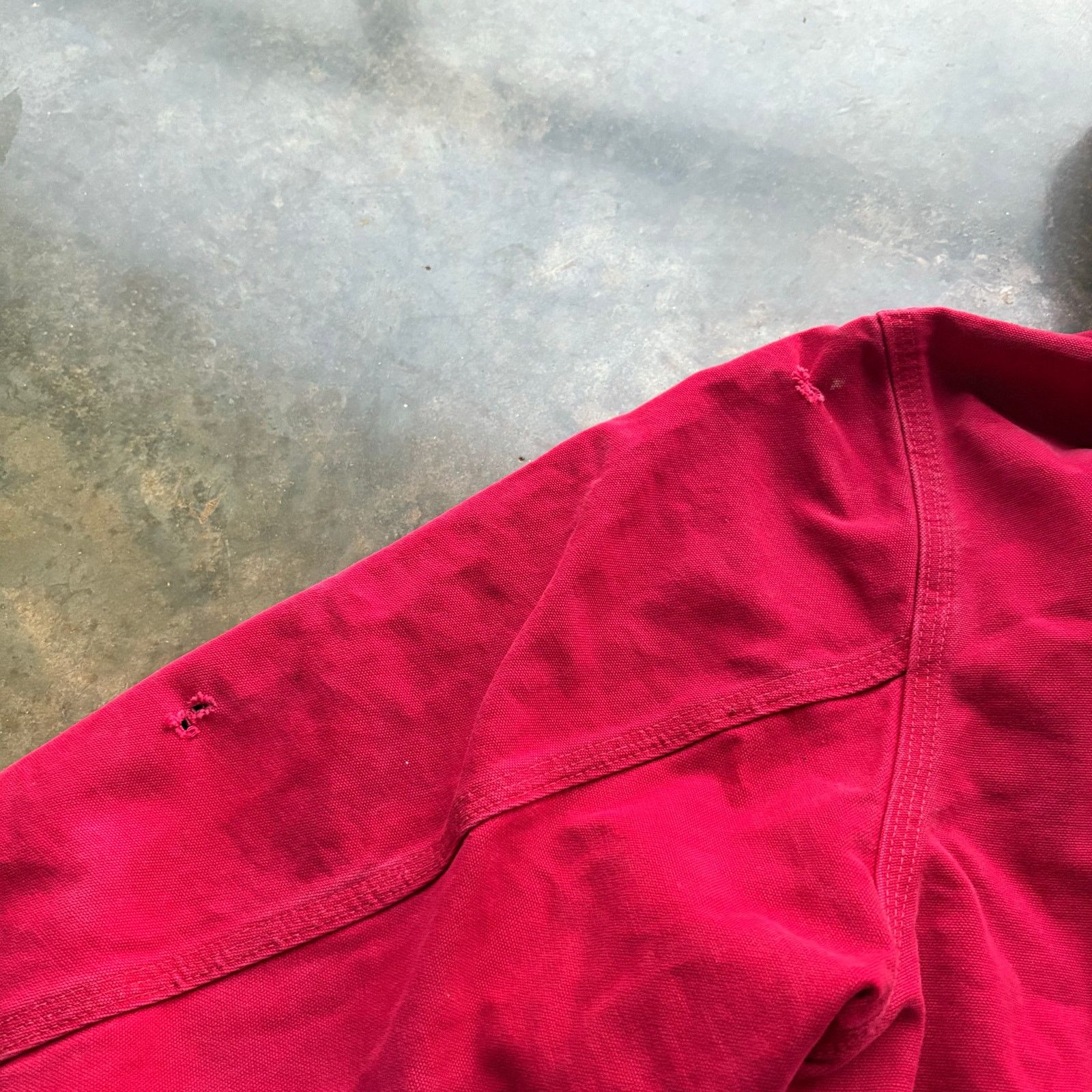 Carhartt × Vintage Very Rare Vintage Y2K Red Carhartt Work Jacket Size XXL Size US XL / EU 56 / 4 - 7 Thumbnail