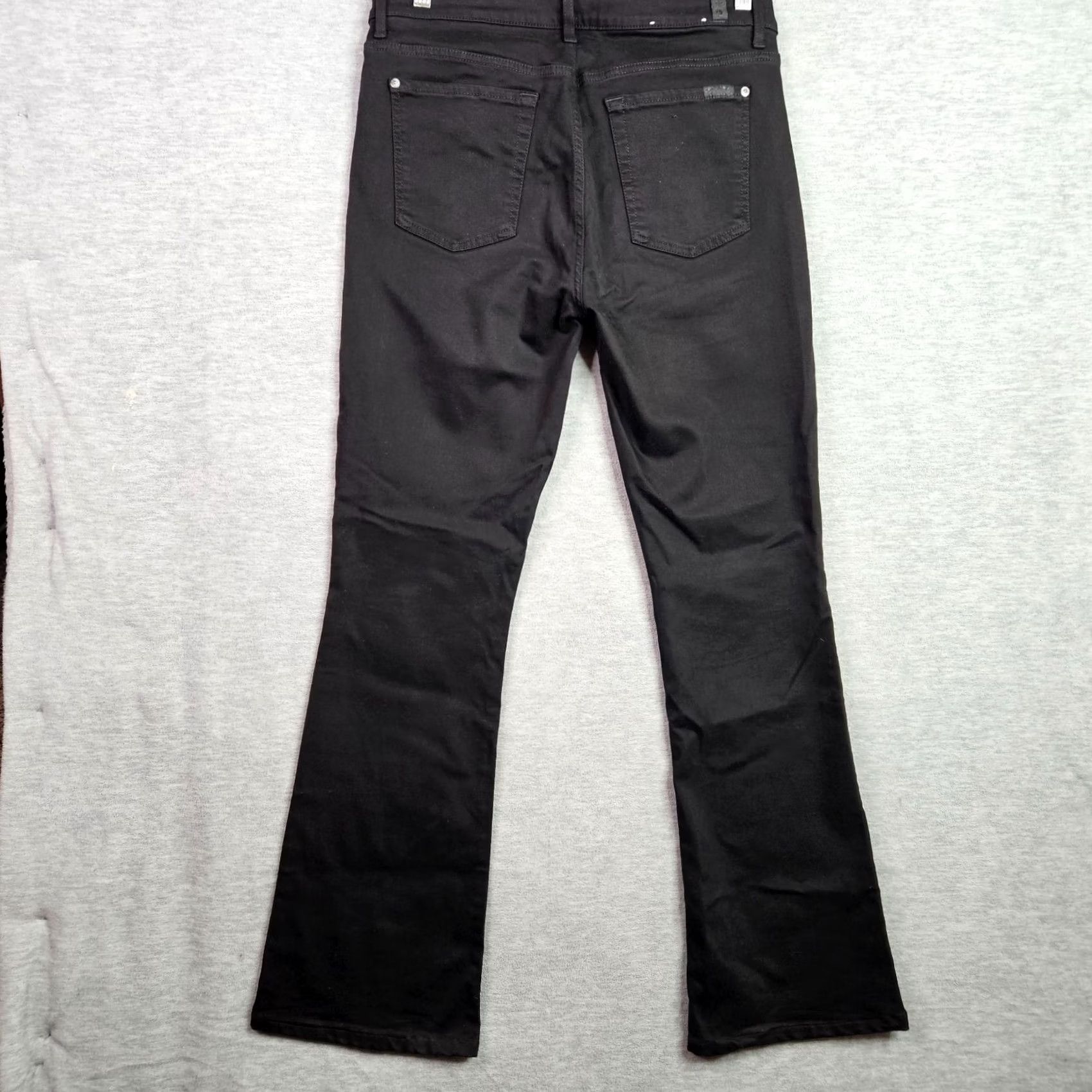 7 For All Mankind 7 For All Mankind Jeans Black Regular 7 For All Mankind High Waist Ali Jeans Women's Size 32 Black Size 24" / US 00 / IT 34 - 2 Thumbnail