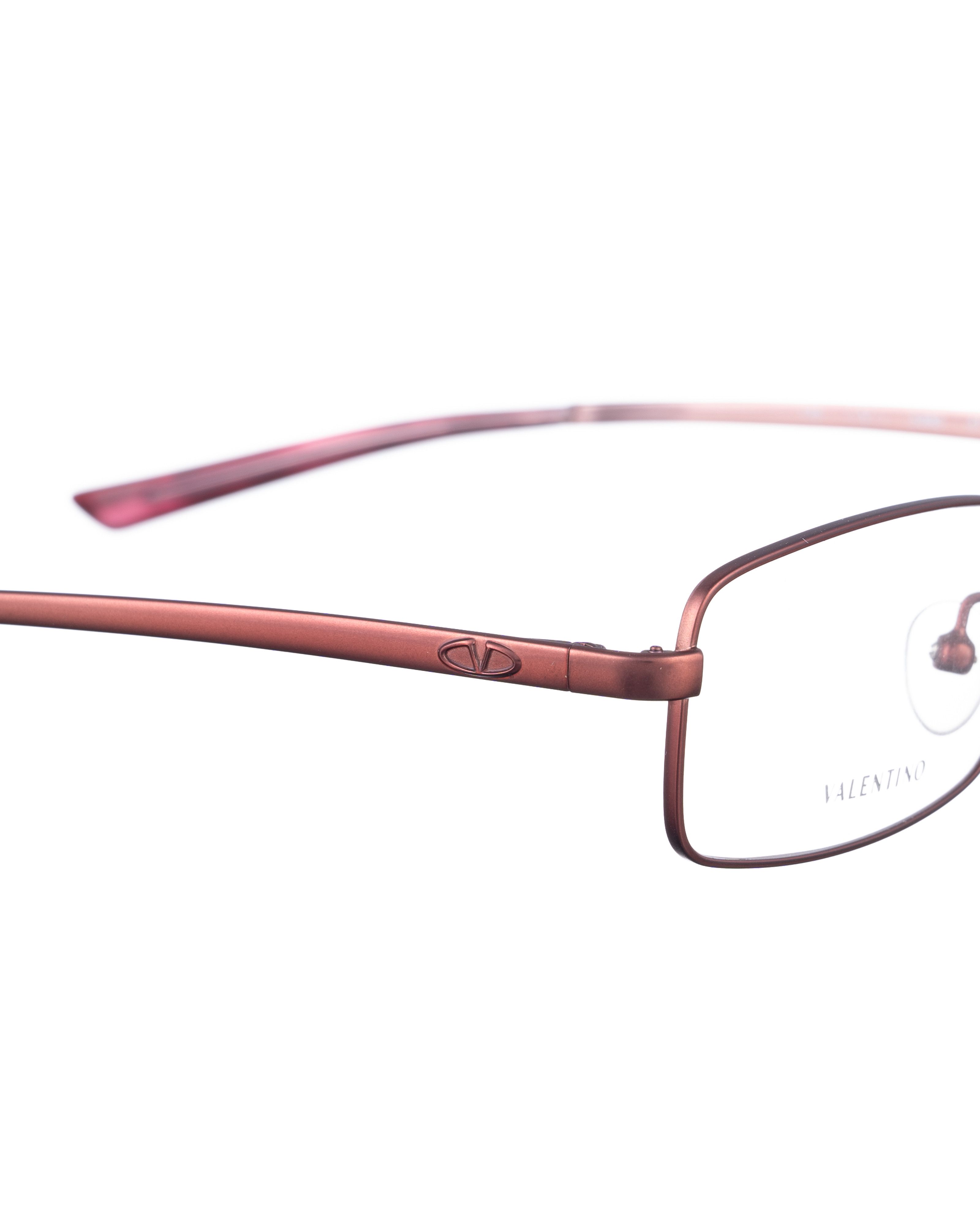 Valentino Valentino 00s Red Metallic Metal Glasses Size ONE SIZE - 3 Thumbnail