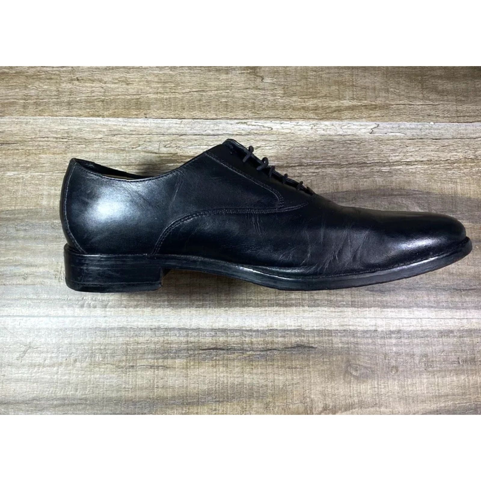Cole Haan Cole Haan Men’s Madison Black Leather Plain Toe Oxfords C10243 US 10.5M Size US 11 / EU 44 - 5 Thumbnail