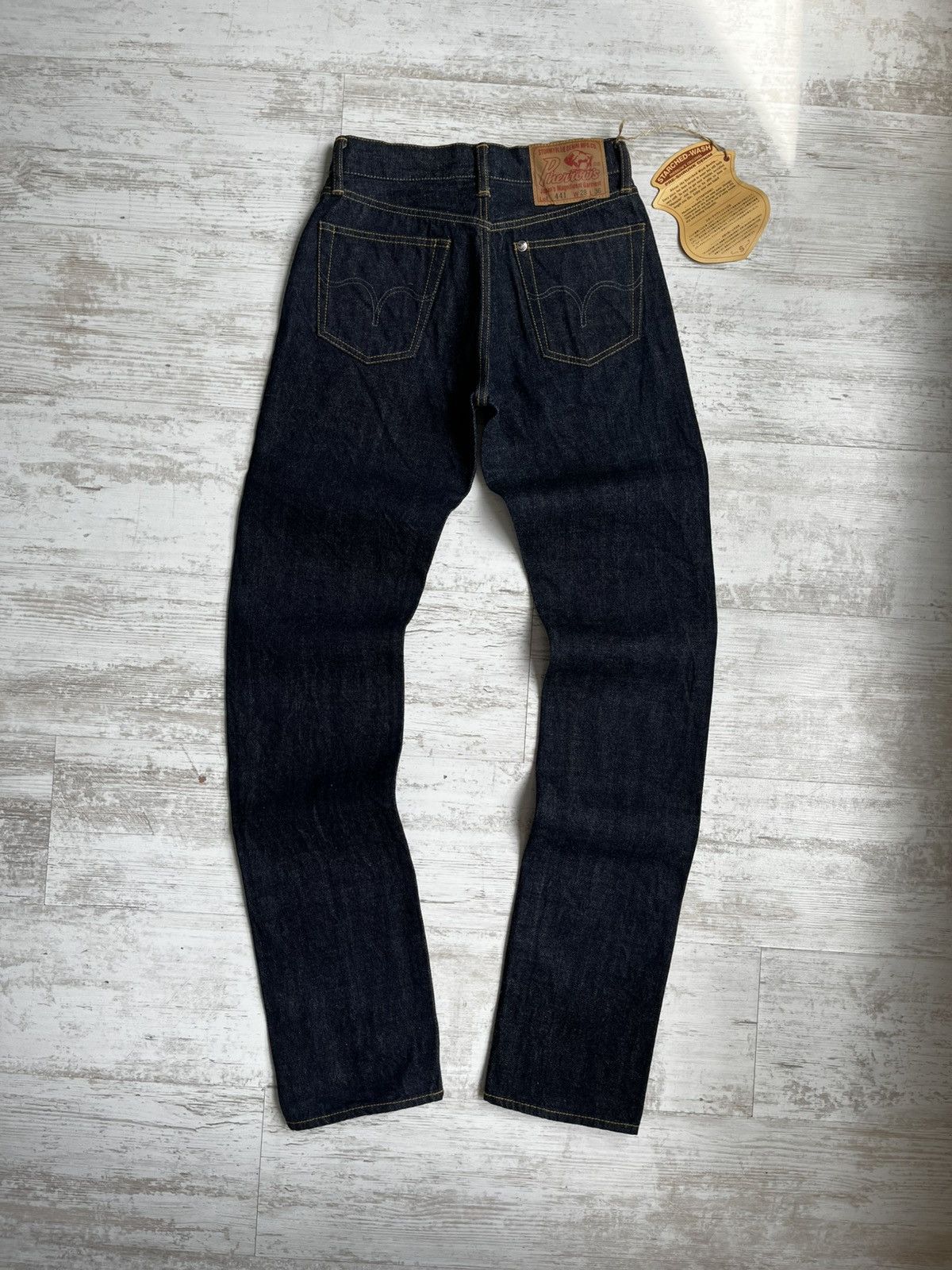 Japanese Brand Pherrows Stormy Blue Lot 441 Selvedge Blue Denim Jeans 28/36 Size US 28 / EU 44 - 1 Thumbnail
