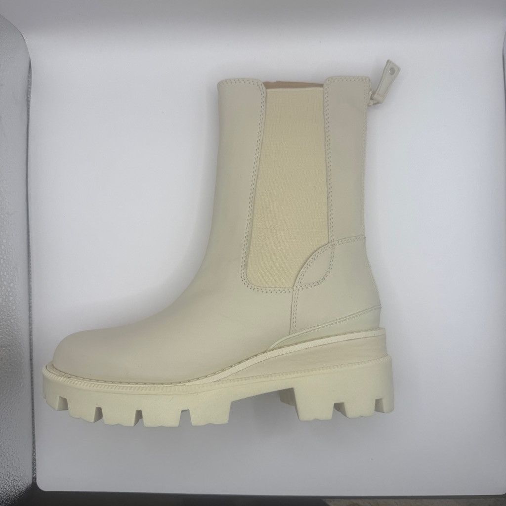 Sam Edelman Sam Edelman ivory leather boots 6M Genia Size US 6 / IT 36 - 9 Thumbnail