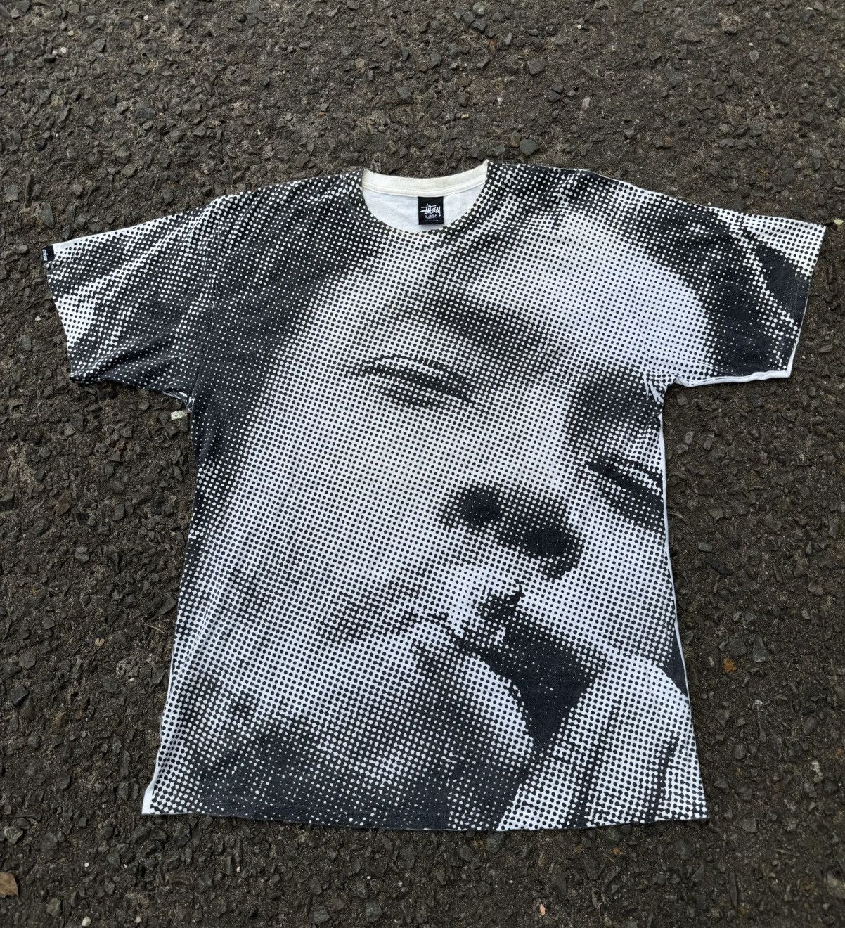 Stussy Stussy Peter Tosh Smoke Big Print Tshirt Size US XL / EU 56 / 4 - 1 Thumbnail