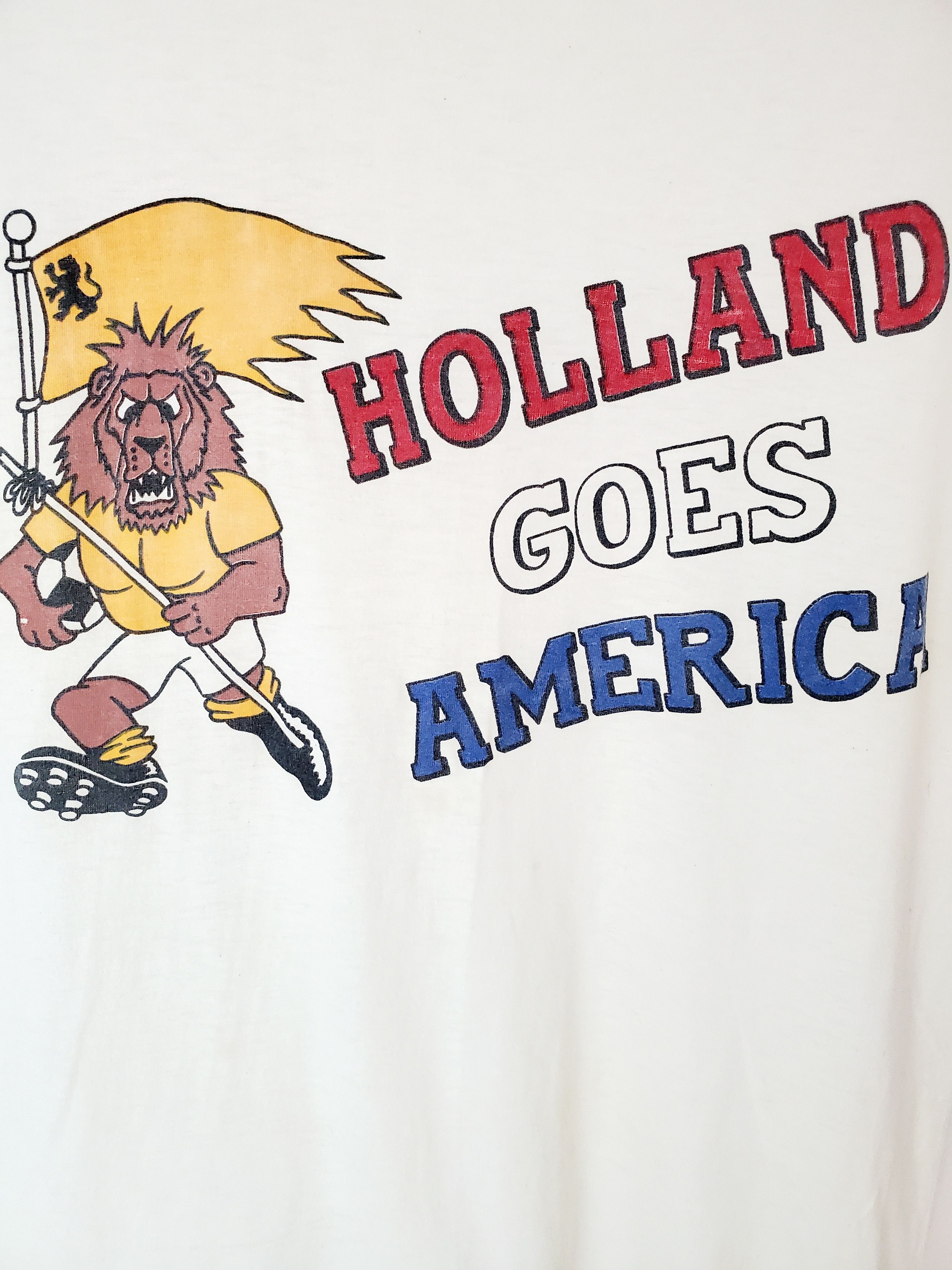 Vintage Vintage 90s Holland goes America Tshirt size Xl Size US XL / EU 56 / 4 - 2 Thumbnail