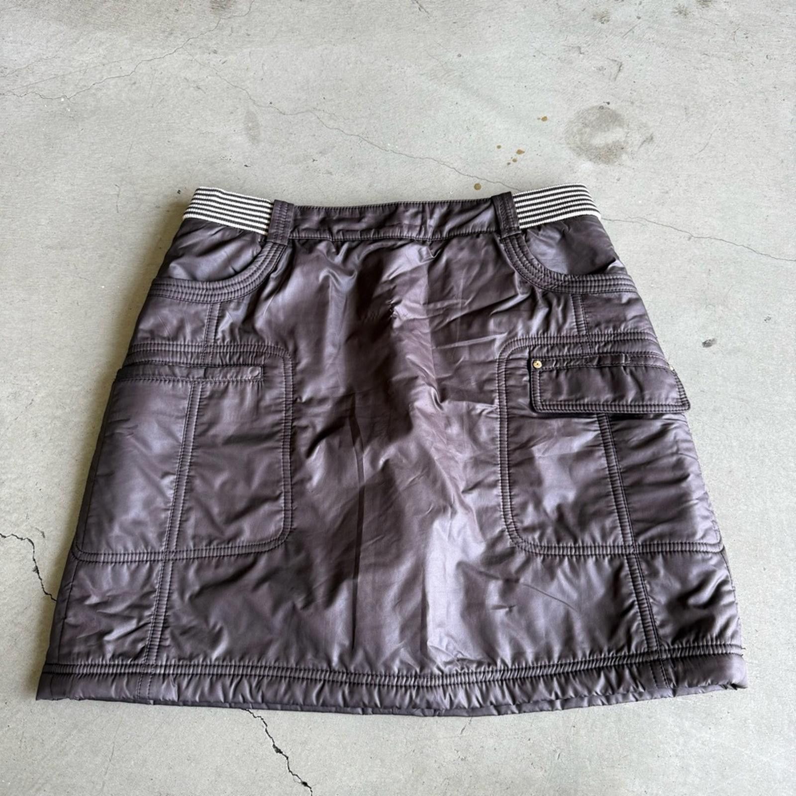 Other JDX / Women’s Quilted Winter Golf Skirt / Brown Size 28" / US 6 / IT 42 - 7 Thumbnail
