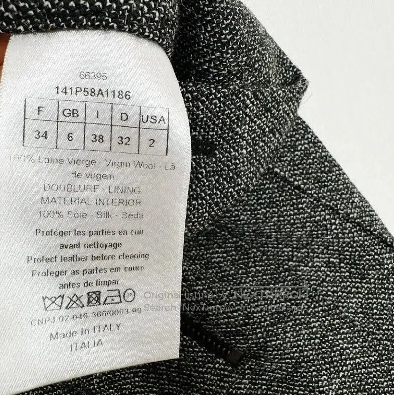 Dior Dior Women's Grey Wool Casual Pants . Size 23" - 6 Thumbnail