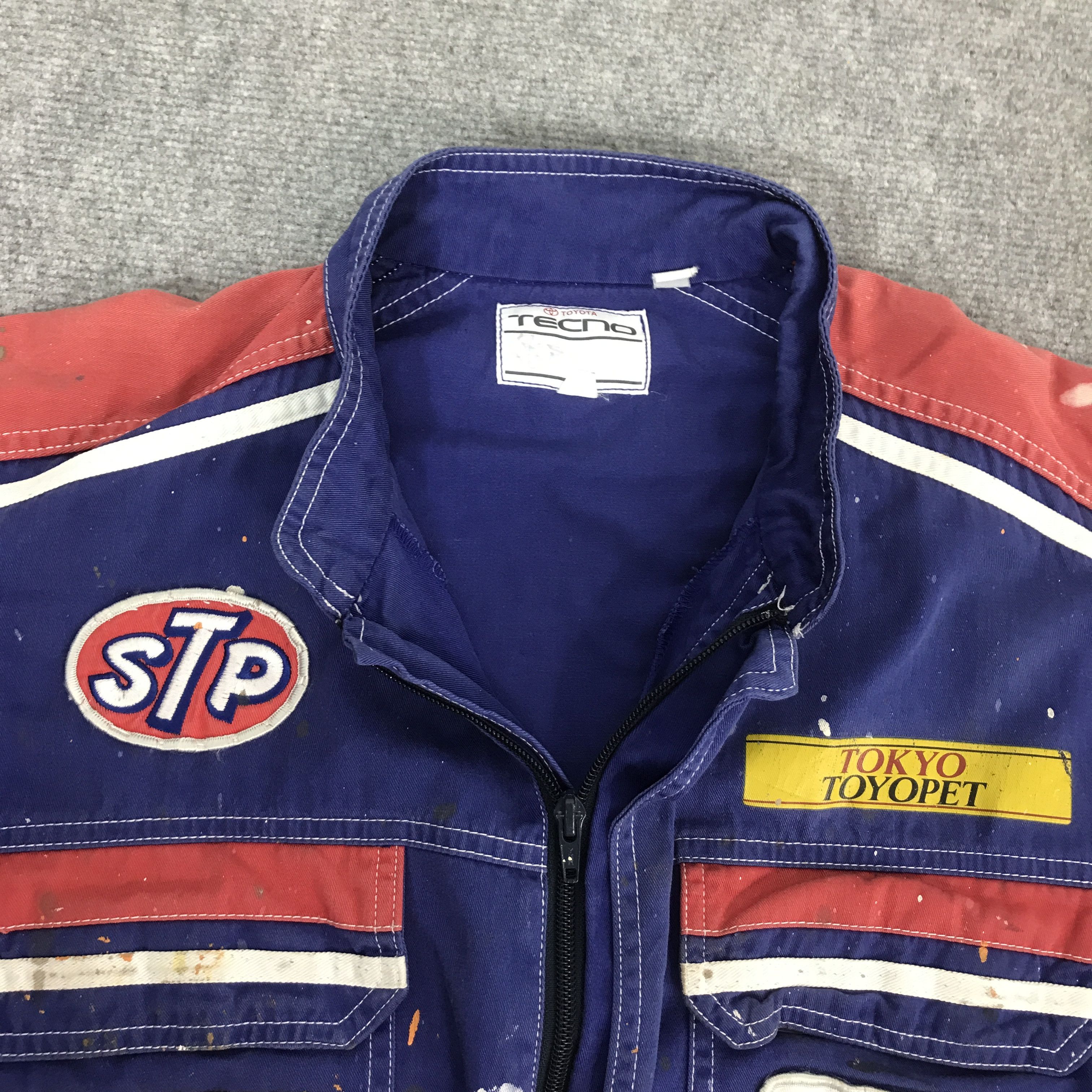 Japanese Brand Vtg Tokyo tecno toyopet Racing coverall painted style K70B20 Size US L / EU 52-54 / 3 - 13 Thumbnail