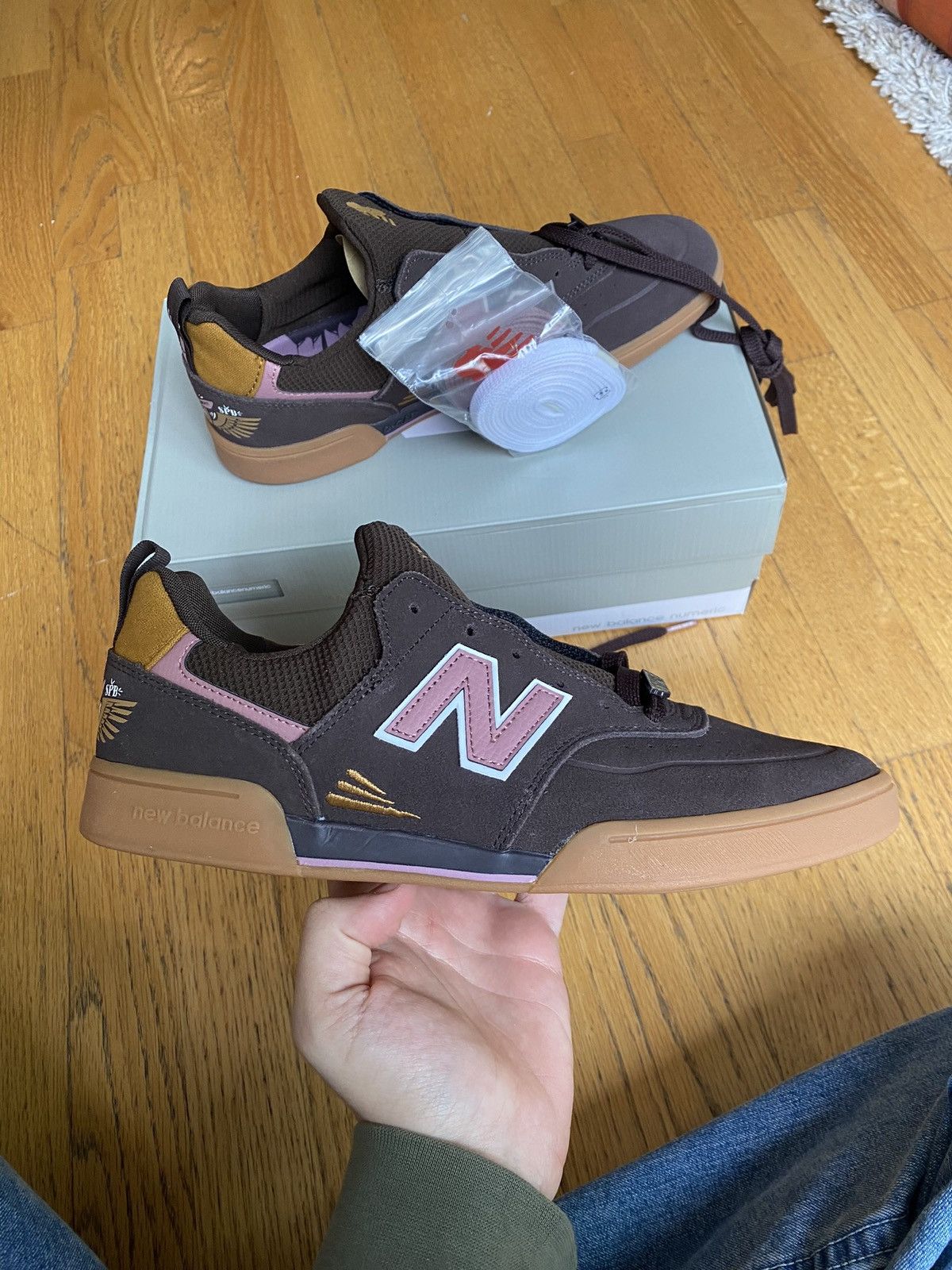 New Balance New Balance Numeric 288 Sport SBP Brown/Pink Size US 9.5 / EU 42-43 - 4 Thumbnail