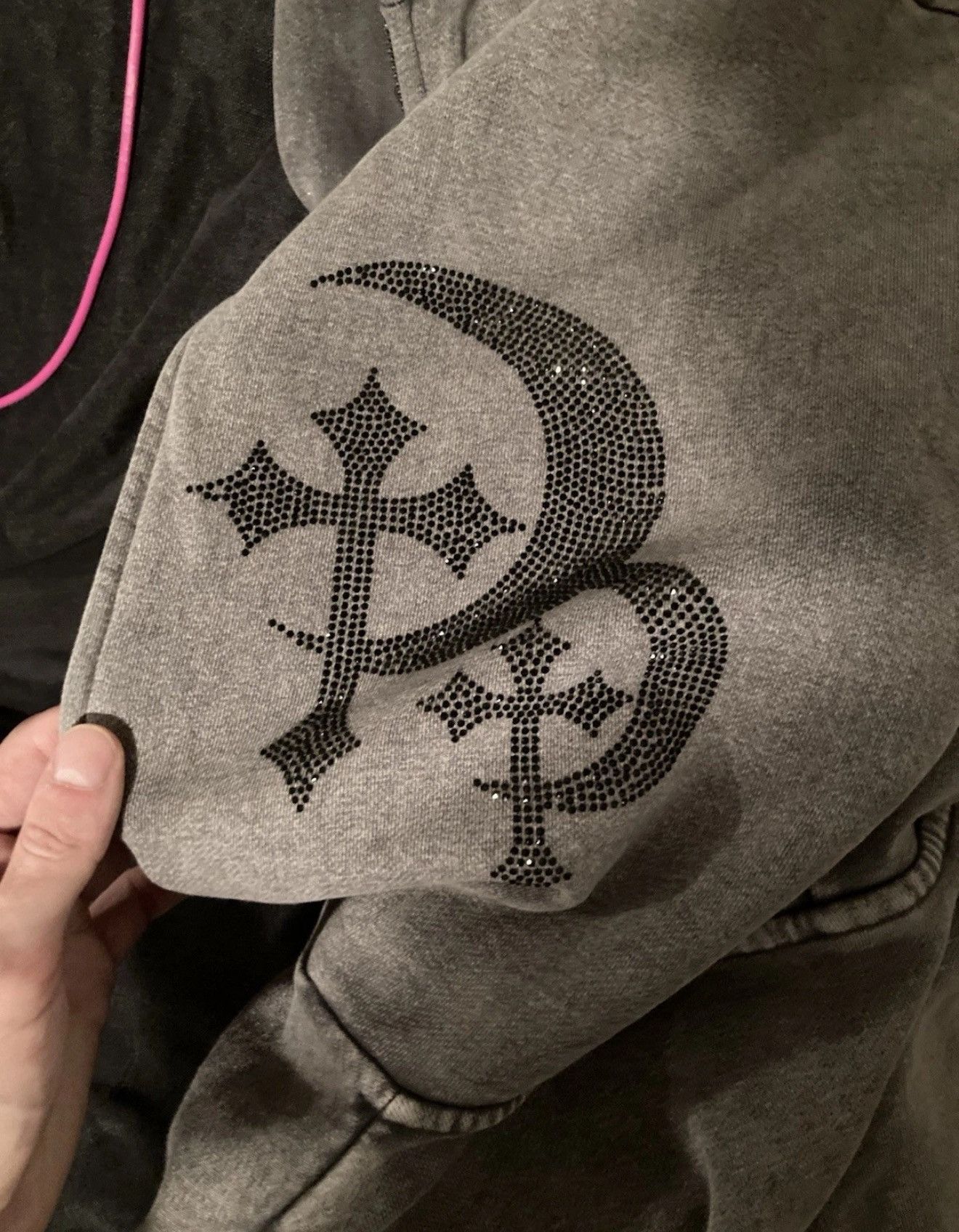 Other Korrupt Rhinestone Full Zip Men’s Hoodie Size XXL Size US XXL / EU 58 / 5 - 4 Thumbnail