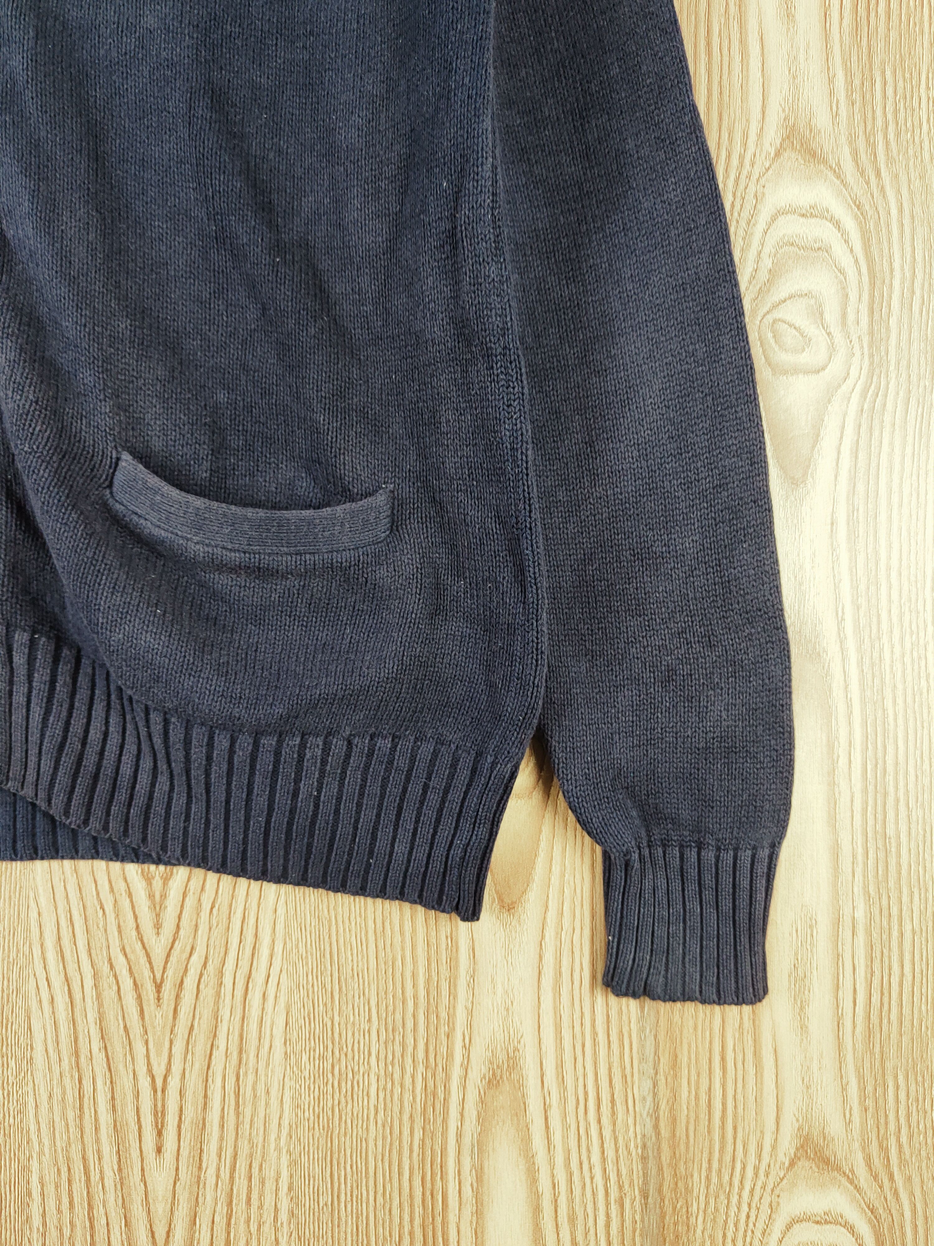 Homespun Knitwear × Vintage COOL💥Knights of Round Tables Navy Faded Knitwear Cardigan Size US M / EU 48-50 / 2 - 7 Thumbnail