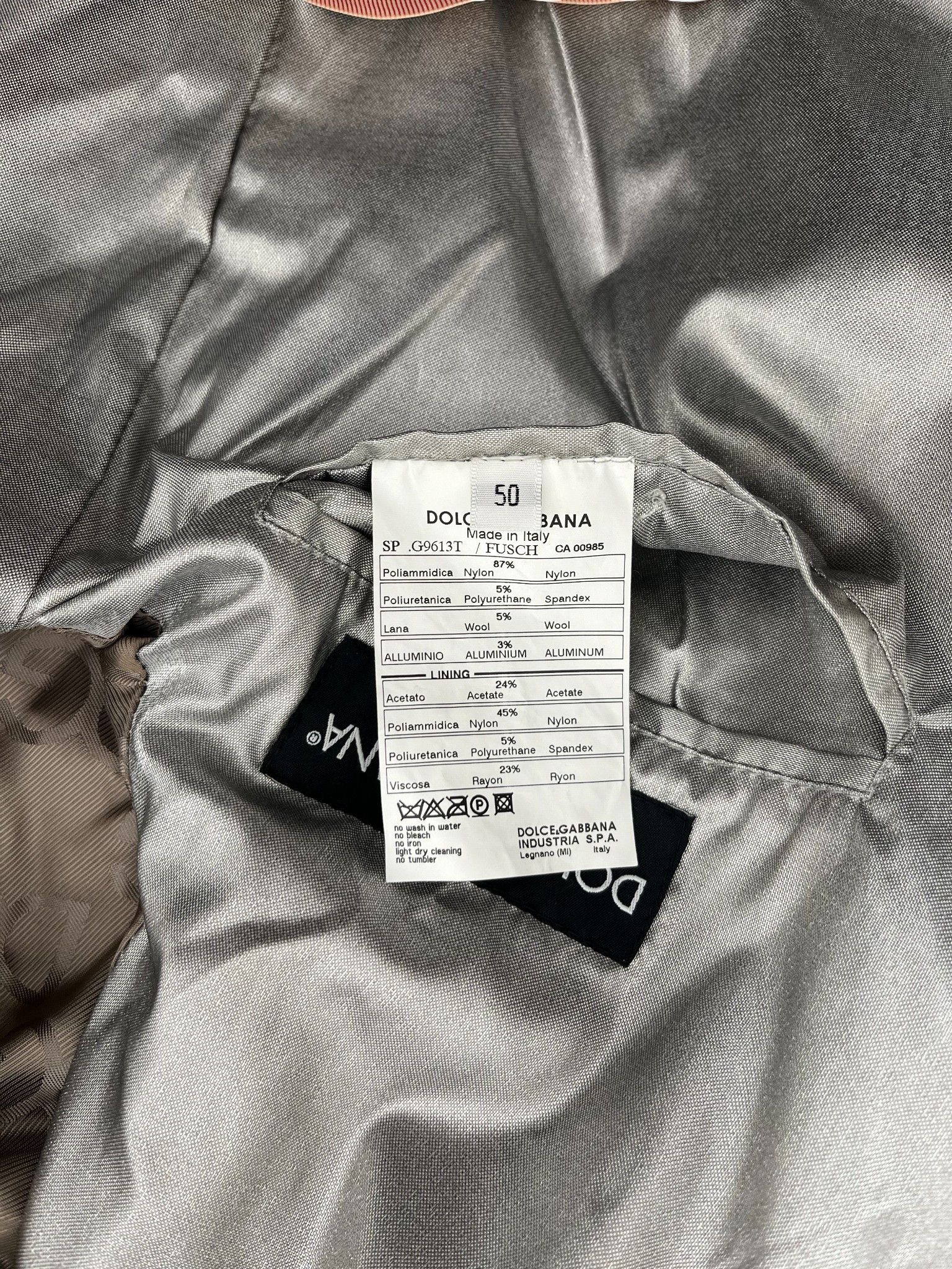 Dolce & Gabbana F/W 2007 Silver Astro Jacket Size US L / EU 52-54 / 3 - 15 Thumbnail