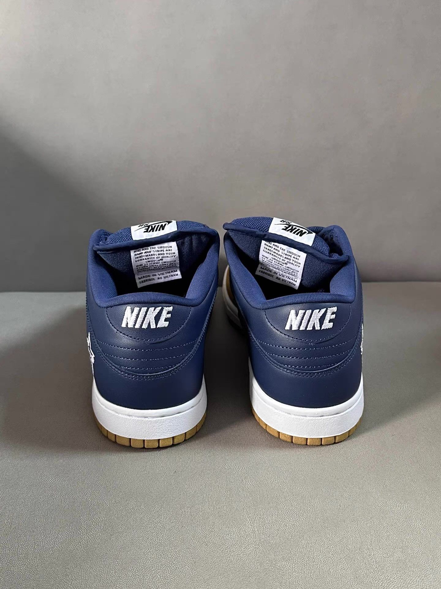 Nike Supreme x Nike Dunk Gold & Blue Ｑ20 Size US 10 / EU 43 - 7 Thumbnail