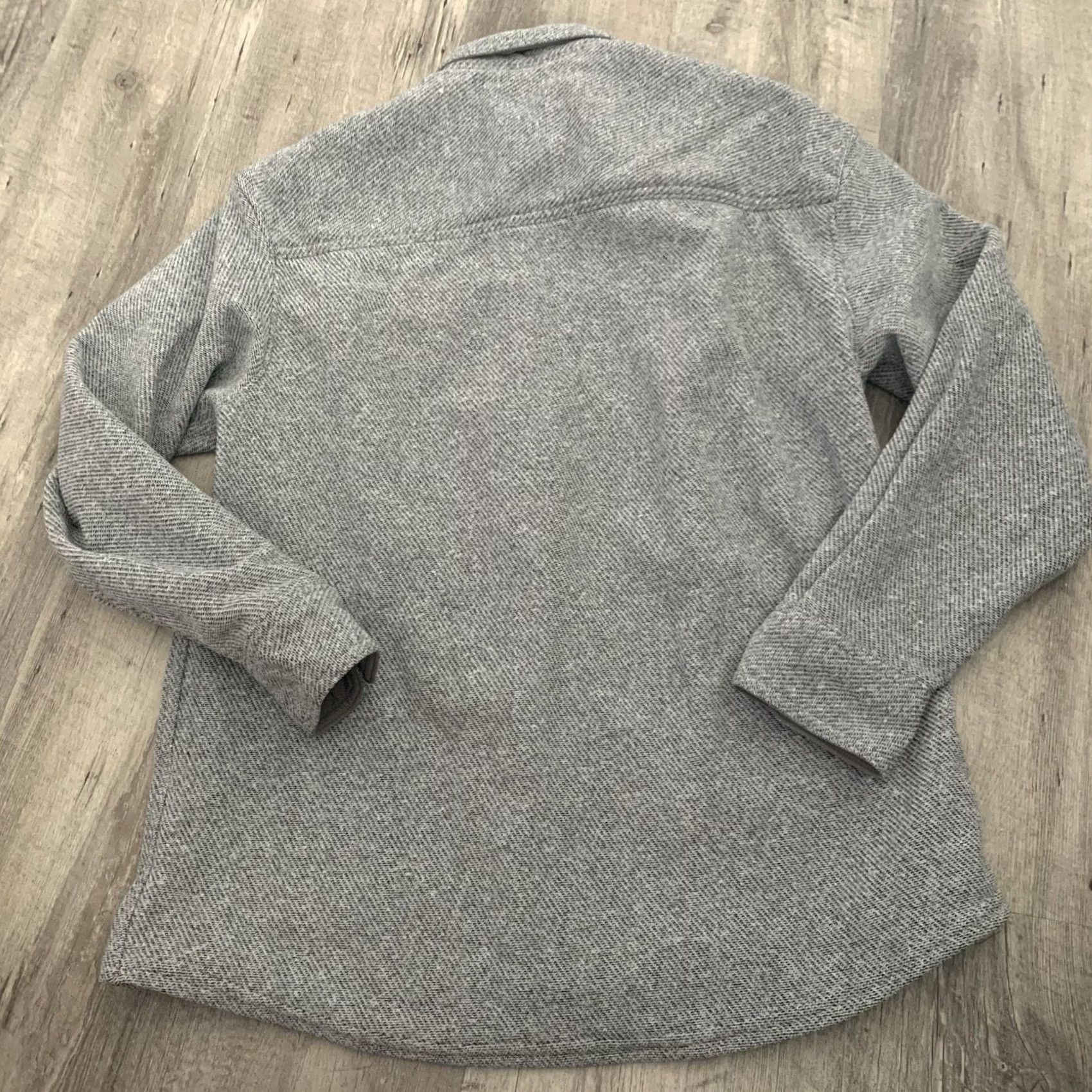 Vintage Cabelas Heavy Shirt Mens Medium Gray Woven Fleece Shacket Jacket Outdoors Pocket Size US M / EU 48-50 / 2 - 5 Thumbnail
