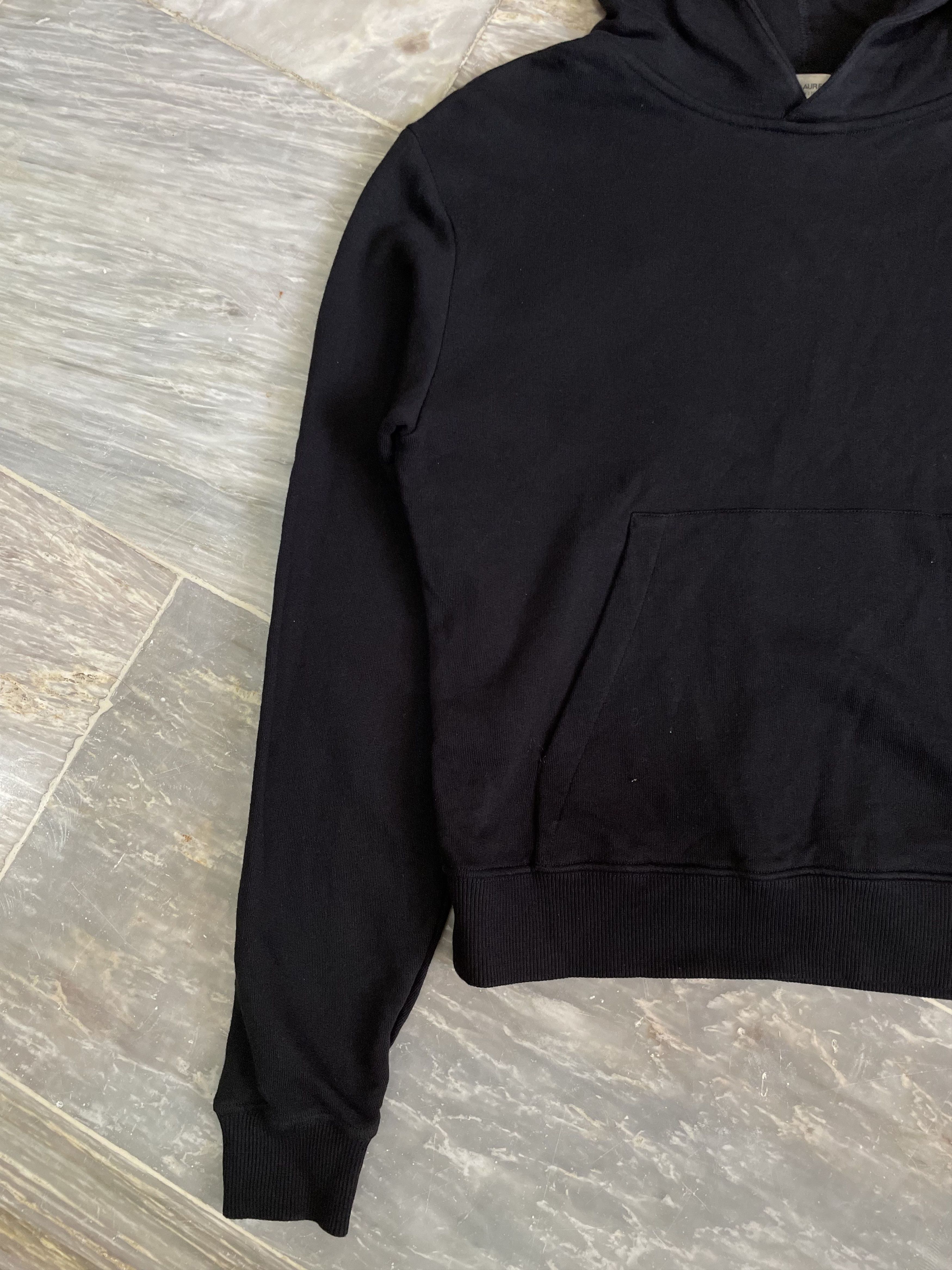 Saint Laurent Paris 2018 Saint Laurent Black Stud Mask Hoodie Size XS / US 0-2 / IT 36-38 - 4 Thumbnail