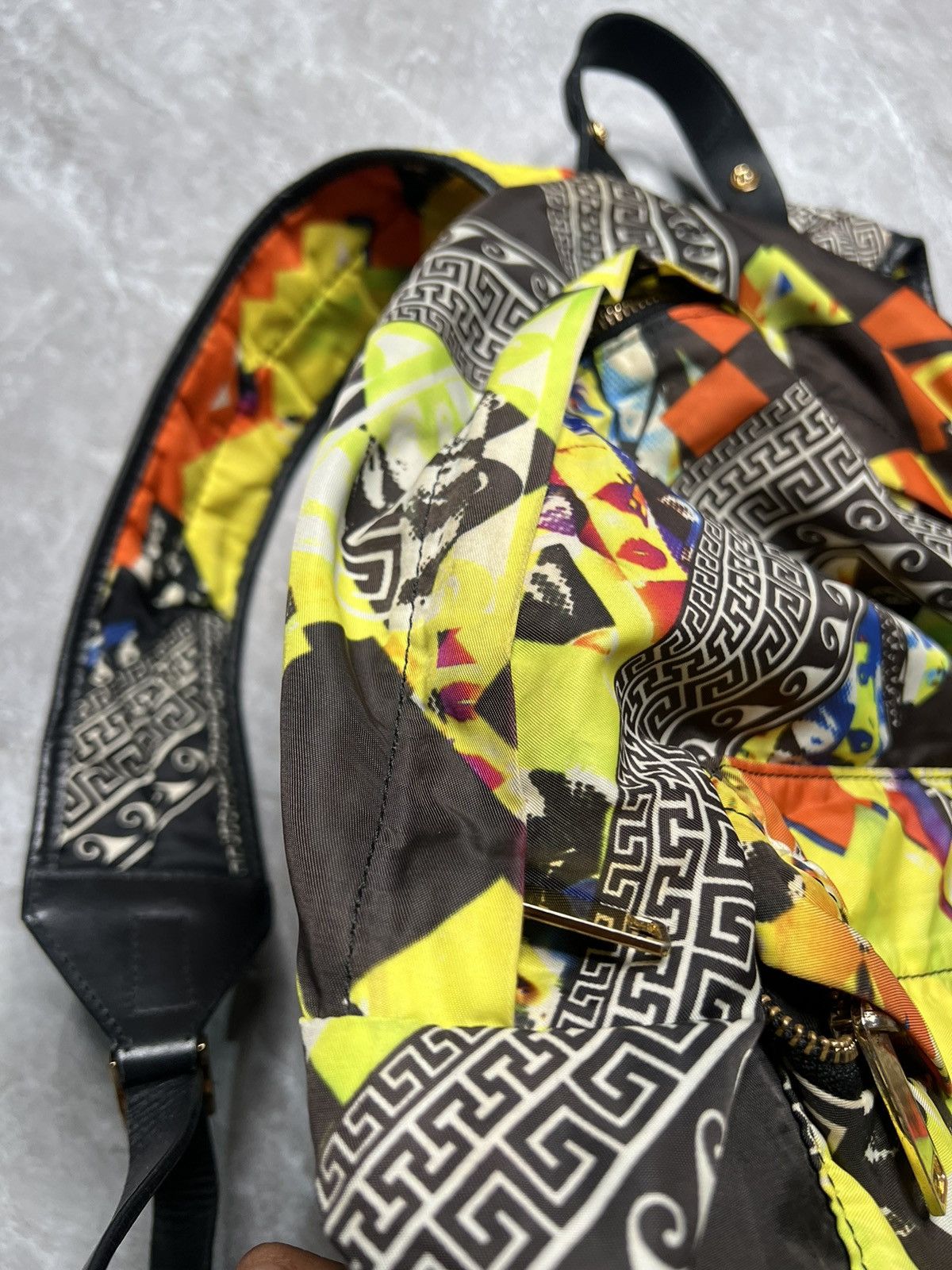 Versace × Versus Versace Versus Versace Printed Backpack Size ONE SIZE - 7 Thumbnail