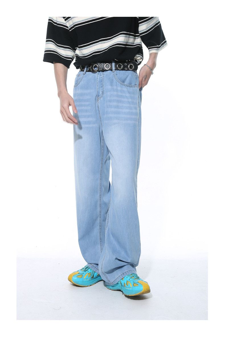 Japanese Brand × Jean American clean fit washed straight loose jeans Size US 32 / EU 48 - 3 Thumbnail