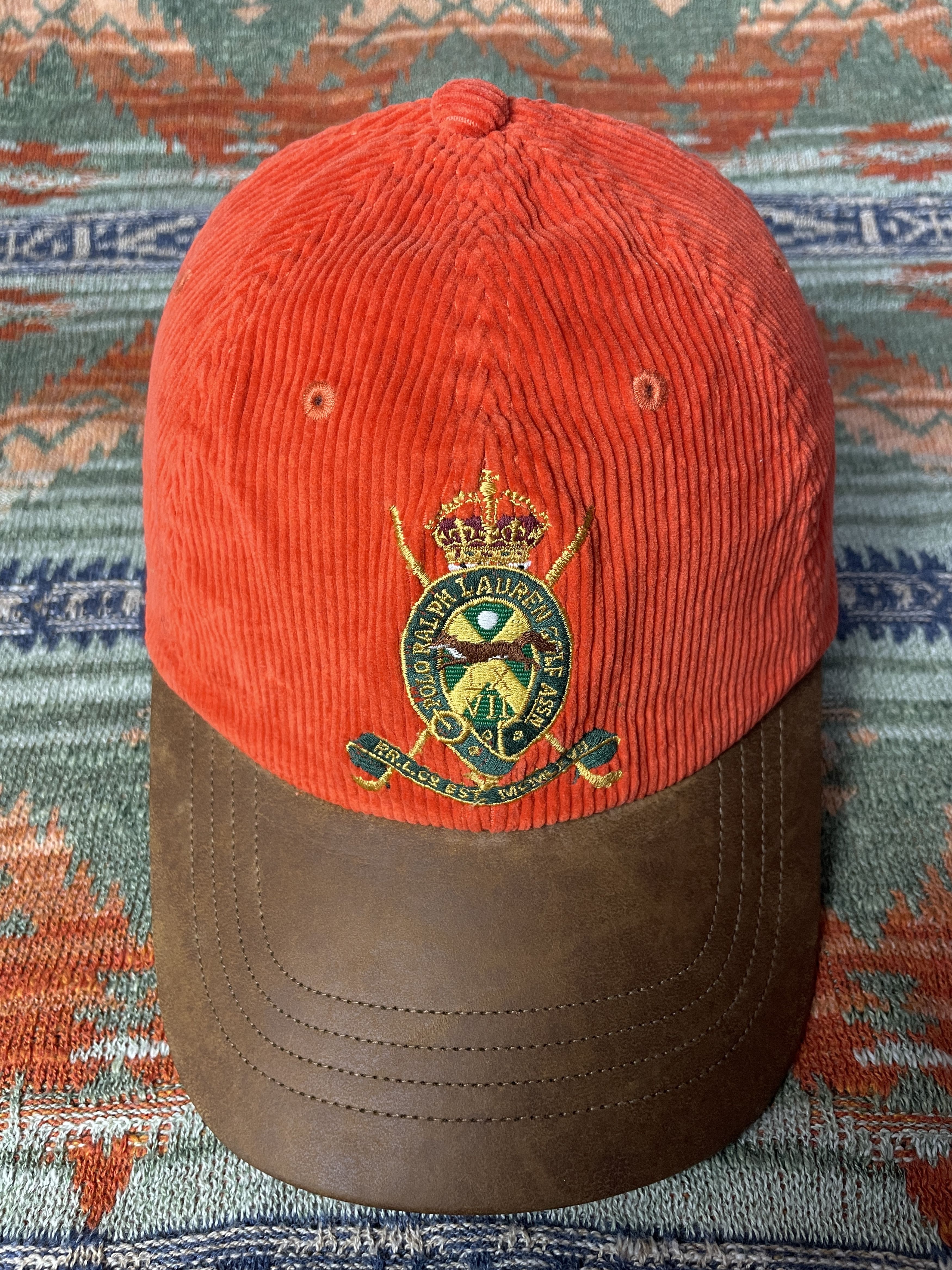 Polo Ralph Lauren × Rugby Ralph Lauren Polo Ralph Lauren Rare Leather Baseball Hat cap Size ONE SIZE - 1 Thumbnail