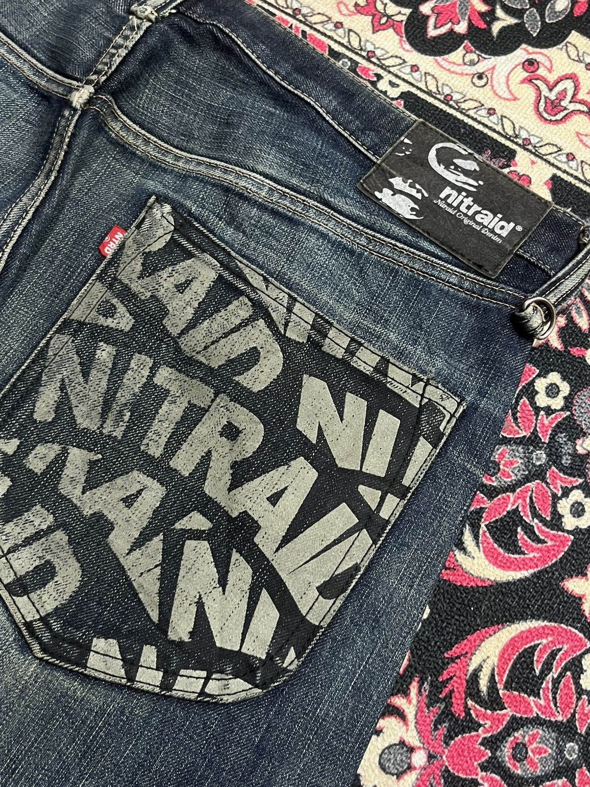 Evisu ⚡️Selvedge⚡️Vintage Japan Brand Nitraid Dark Blue Loose Jeans Size US 37 - 11 Thumbnail