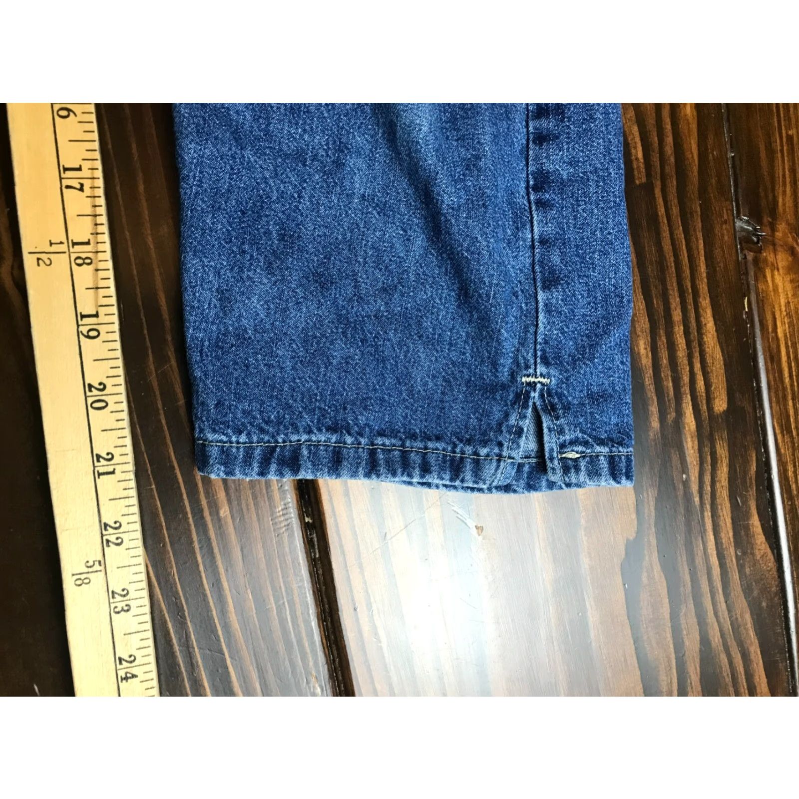 Denime Denim Riders Jeans Women's Size 30 Blue Denim Capri Straight Leg Size 30" / US 8 / IT 44 - 5 Thumbnail