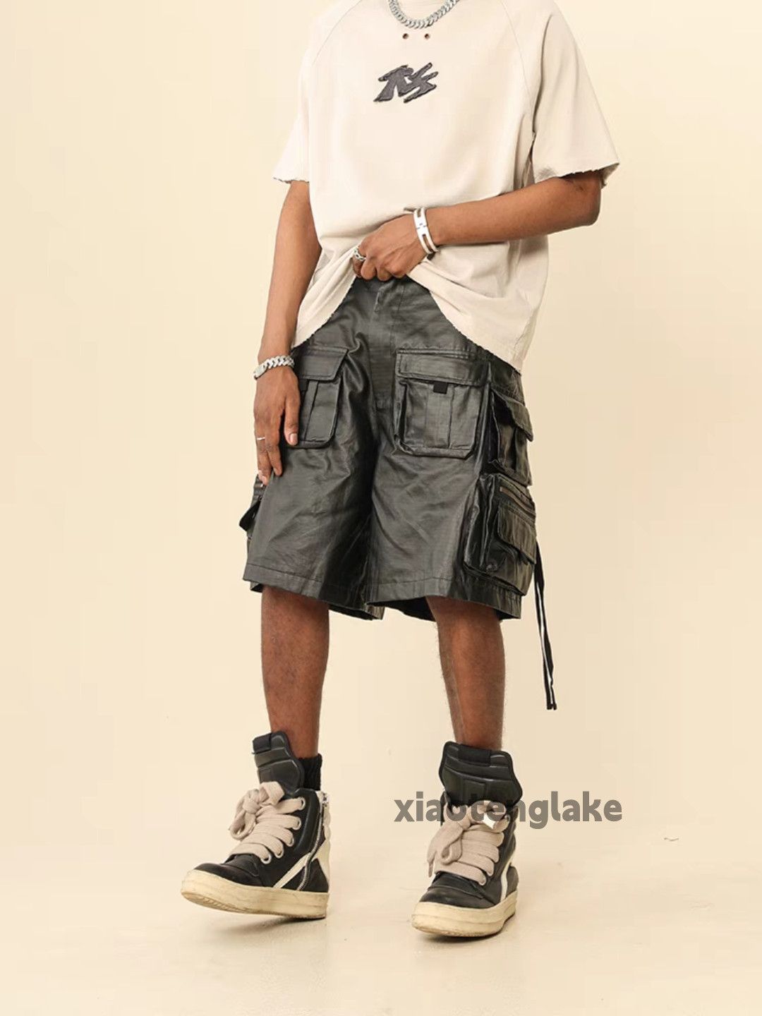 Designer Unisex outdoor sports utility military cargo tactical shorts Size US 32 / EU 48 - 2 Thumbnail