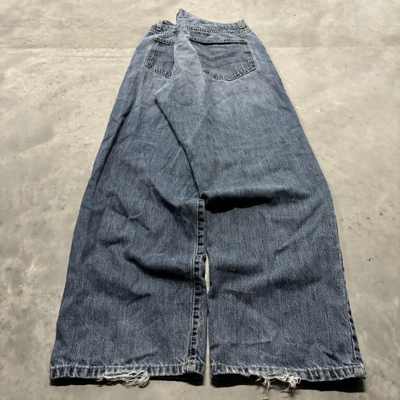 Calvin Klein × Vintage Crazy Vintage Y2K/2000s Baggy Grunge Medium Wash Calvin Klein Denim Jeans! Size US 34 / EU 50 - 4 Thumbnail