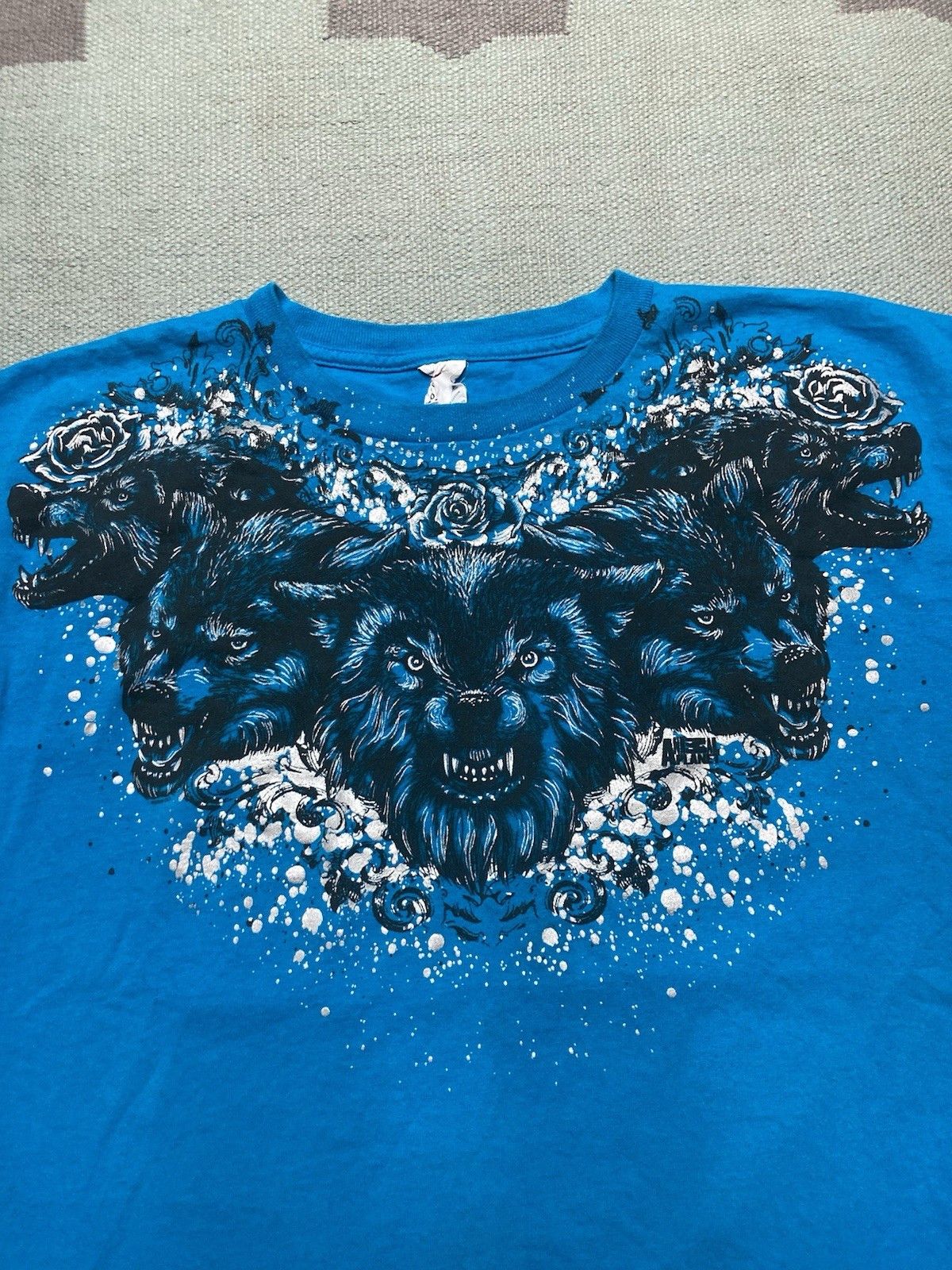 Vintage vtg y2k t shirt animal planet wolf affliction Tapout JNCO XL Size US XL / EU 56 / 4 - 2 Thumbnail