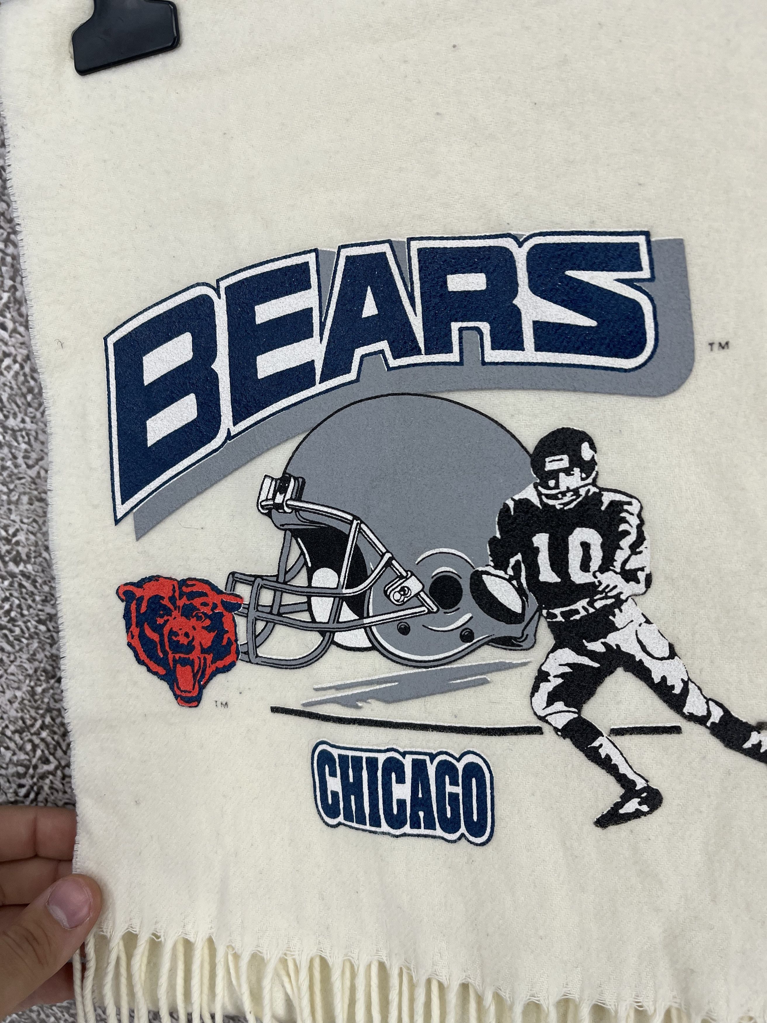 Vintage Vintage Chicago Bears NFL Scarf 90S Size ONE SIZE - 5 Thumbnail