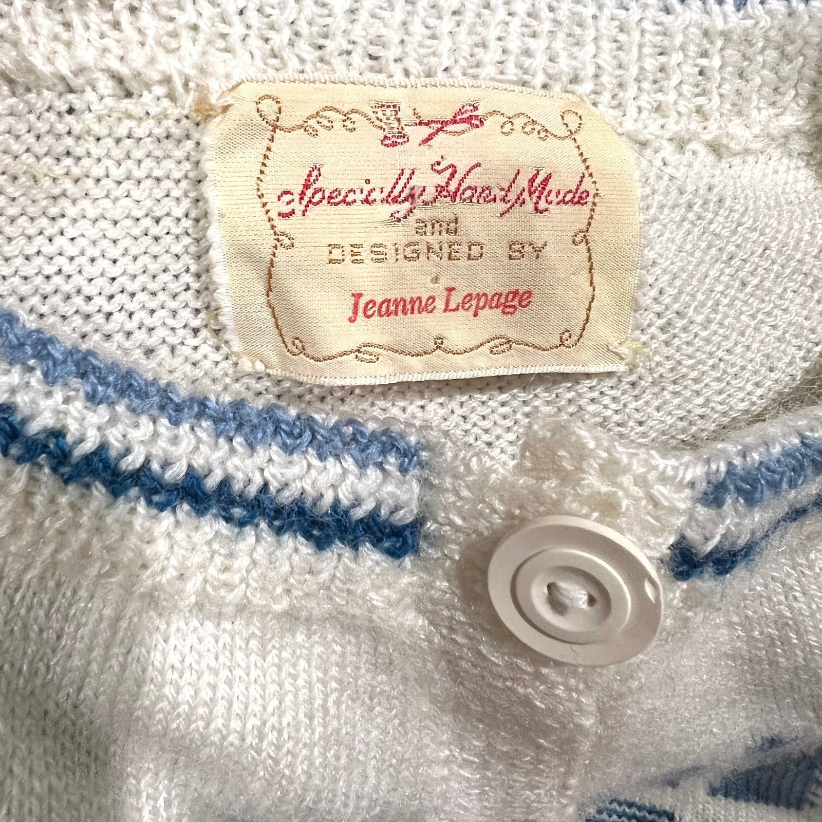 Vintage Vintage Cardigan Handmade Knit Fairisle Acrylic Size S / US 4 / IT 40 - 4 Thumbnail
