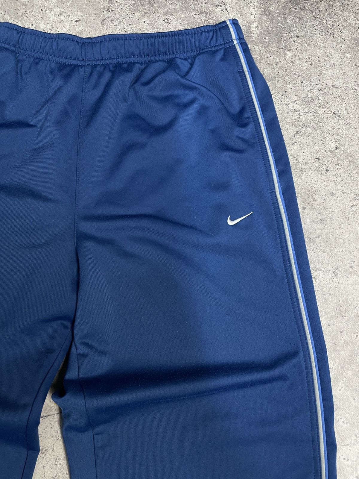 Nike × Vintage Vintage Y2K Nike Drill Track Pants Swoosh Logo Size US 34 / EU 50 - 4 Thumbnail