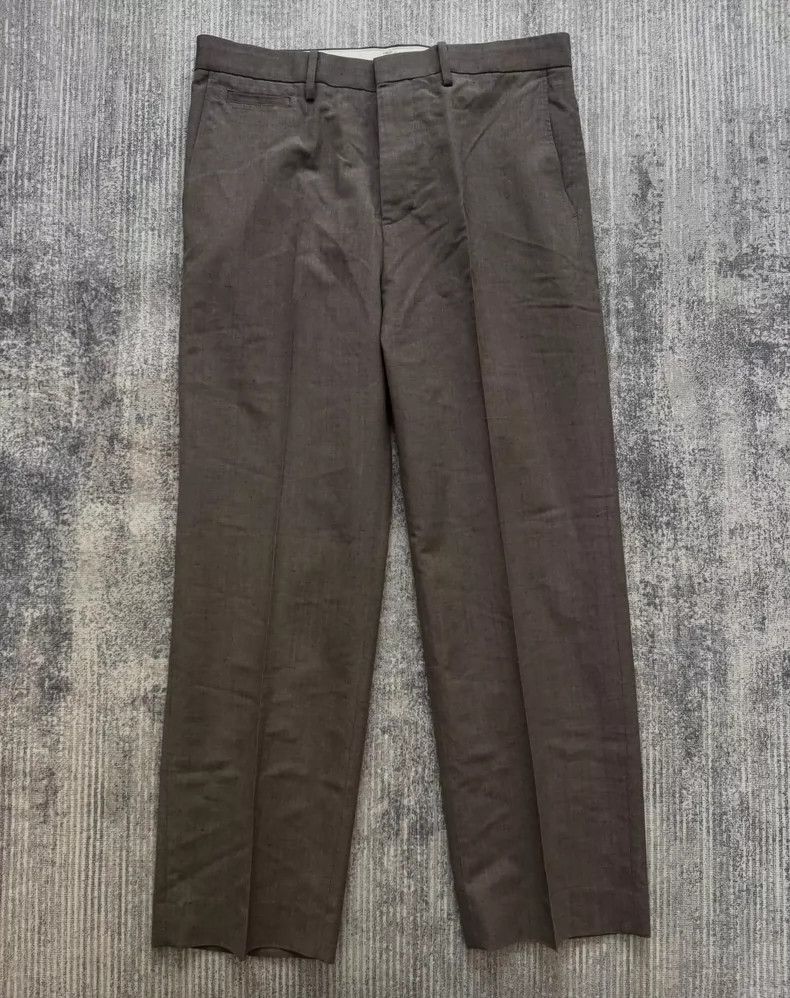 Visvim VISVIM Higgins Slacks Wool Linen Blend Pants Size US 26 / EU 42 - 1 Thumbnail