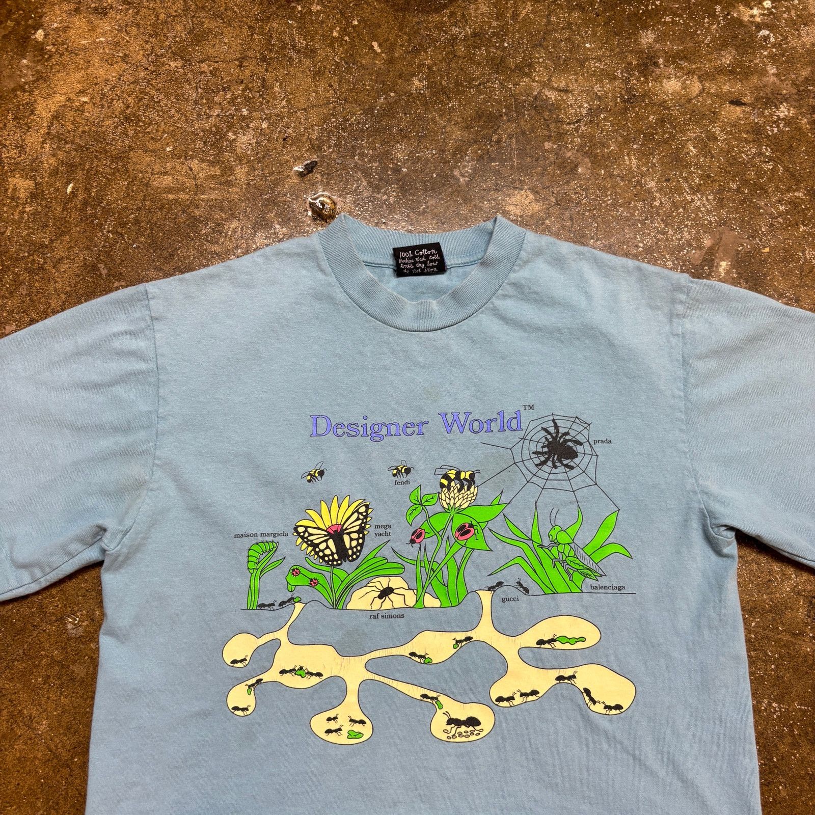 Mega Yacht Mega Yacht Designer World Insect Nature Cropped Shirt Small Size US S / EU 44-46 / 1 - 2 Thumbnail
