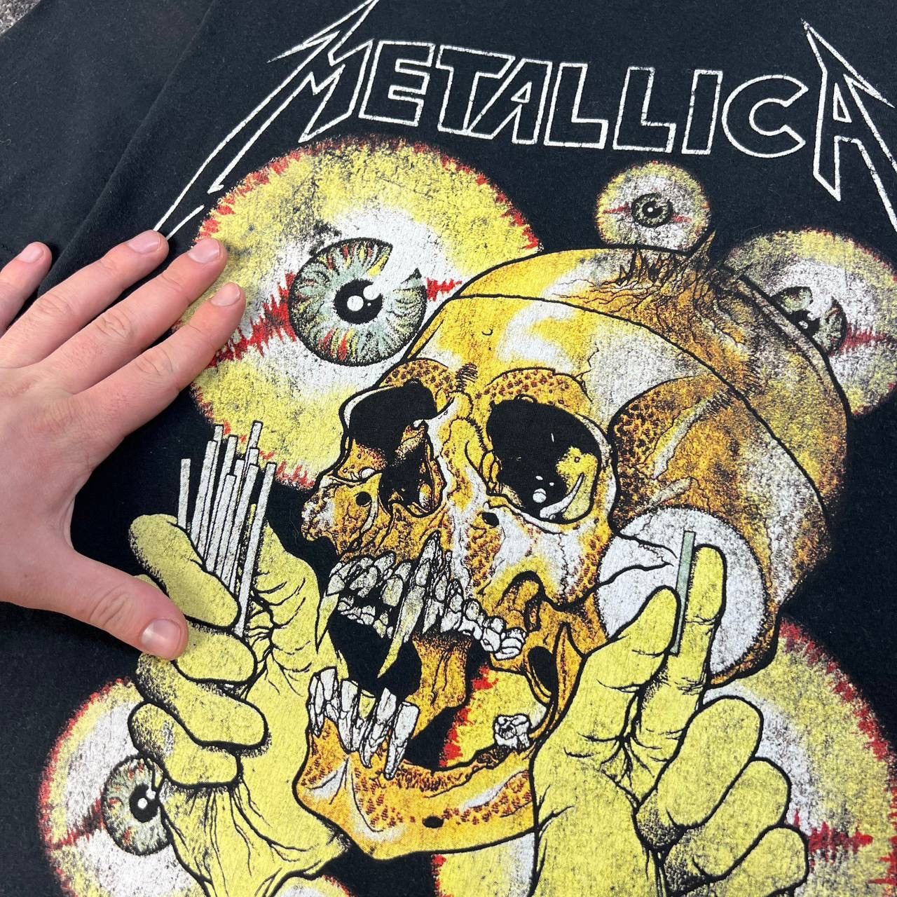 Metallica Metallica Vintage Y2K Big Logo Rock Band T-Shirt 1TS114 Size US M / EU 48-50 / 2 - 4 Thumbnail