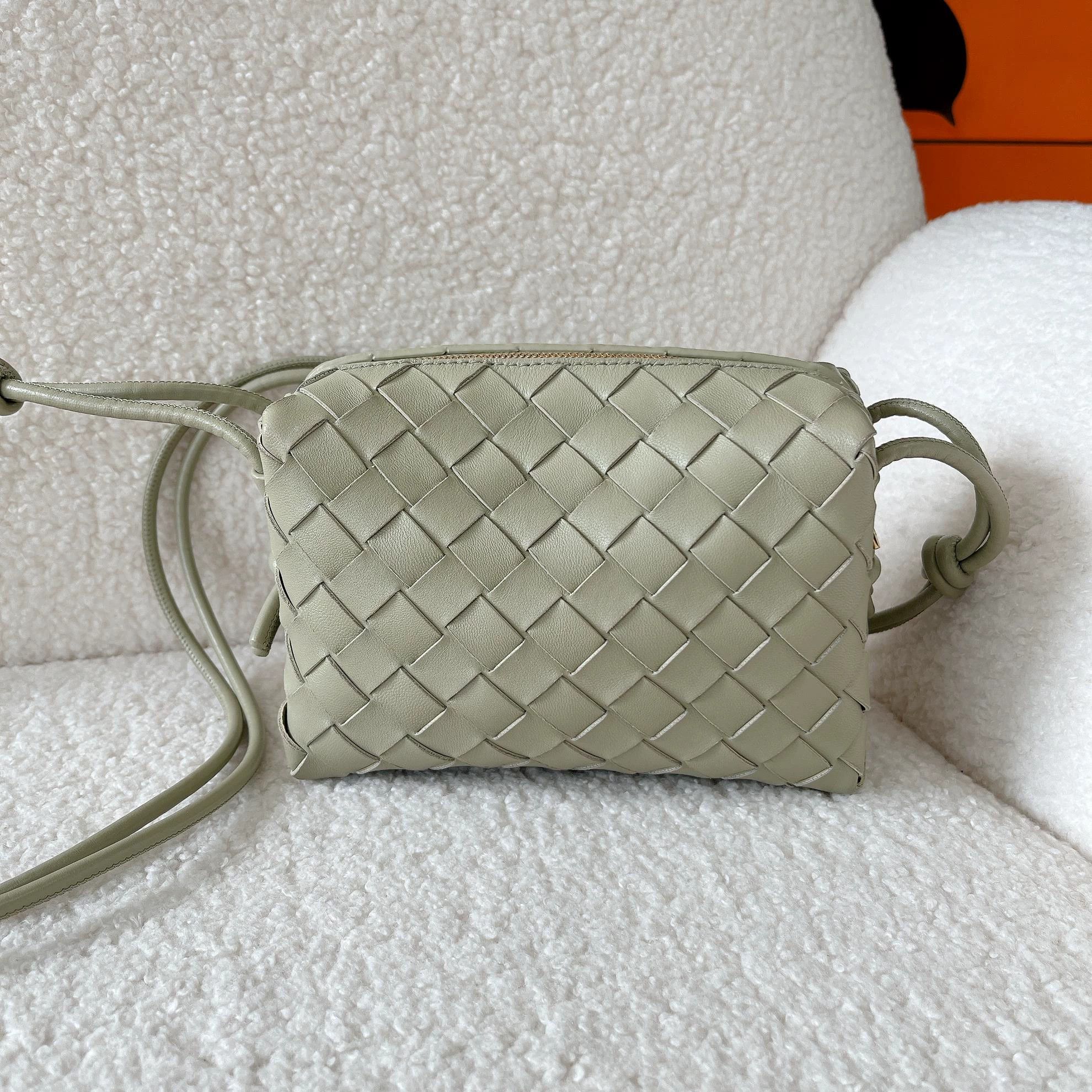 Bottega Veneta Bottega Veneta white woven camera bag Size ONE SIZE - 3 Thumbnail