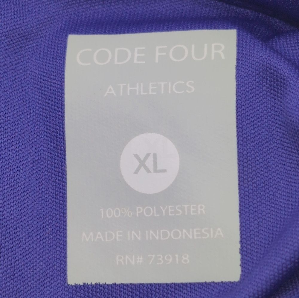 Other Code 4 Athletics XL Men's Purple Long Sleeve Shirt Size US XL / EU 56 / 4 - 4 Thumbnail