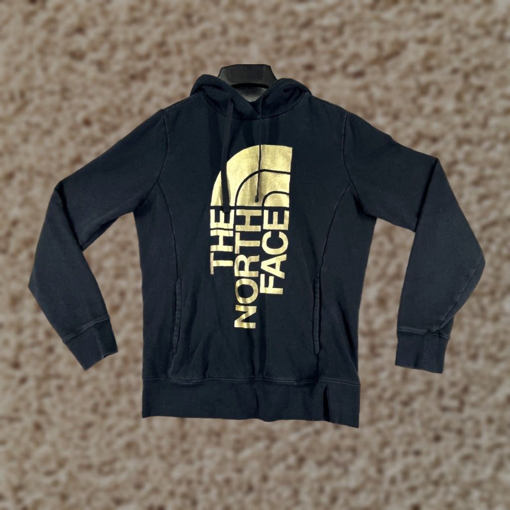 The North Face The North Face Hoodie Womens Small Black Logo Pullover Pocket Size S / US 4 / IT 40 - 1 Thumbnail