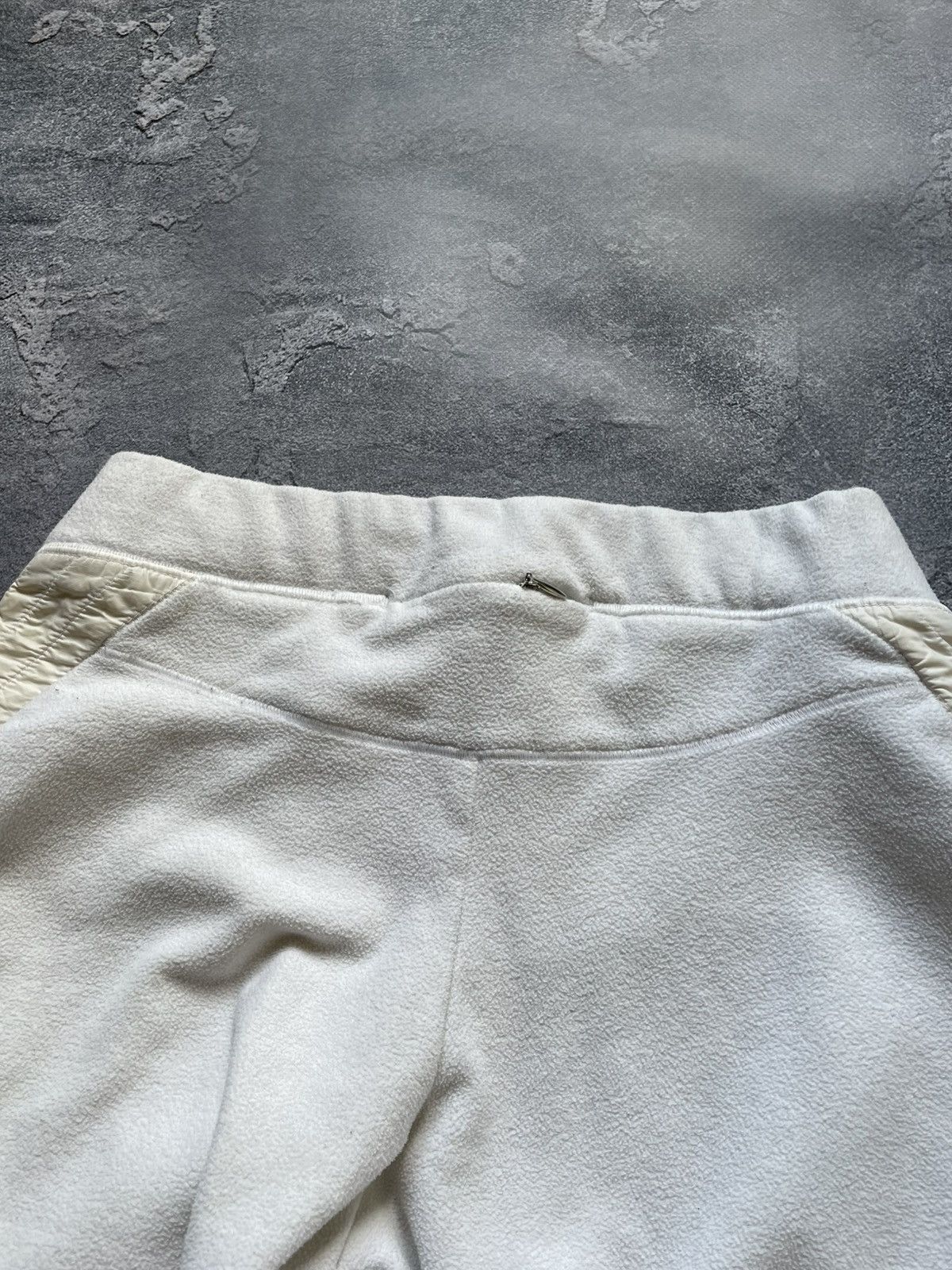 Nike ACG × Vintage Vintage Nike ACG NikeFIT White Fleece Sweatpants Y2K Size 28" / US 6 / IT 42 - 10 Thumbnail