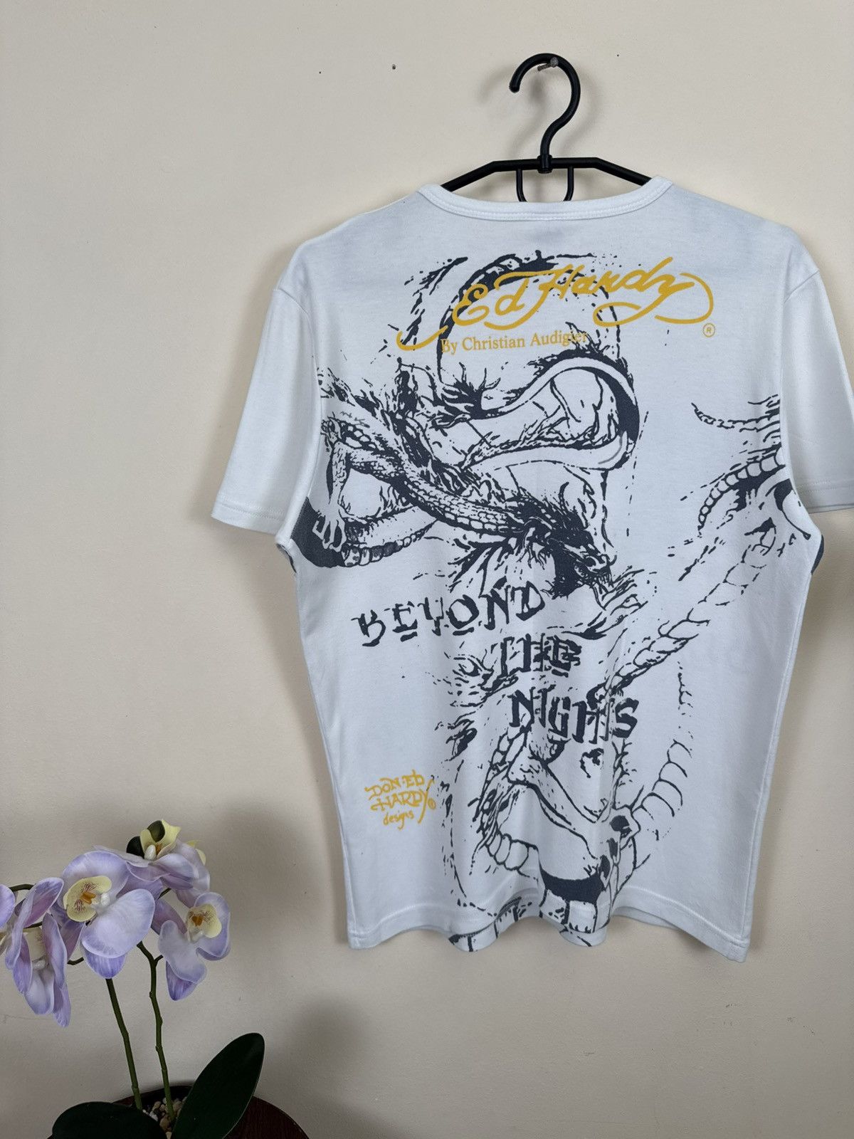 Ed Hardy Vintage Ed Hardy T shirt Tiger Snake Tattoo Y2K L White Size US L / EU 52-54 / 3 - 12 Thumbnail