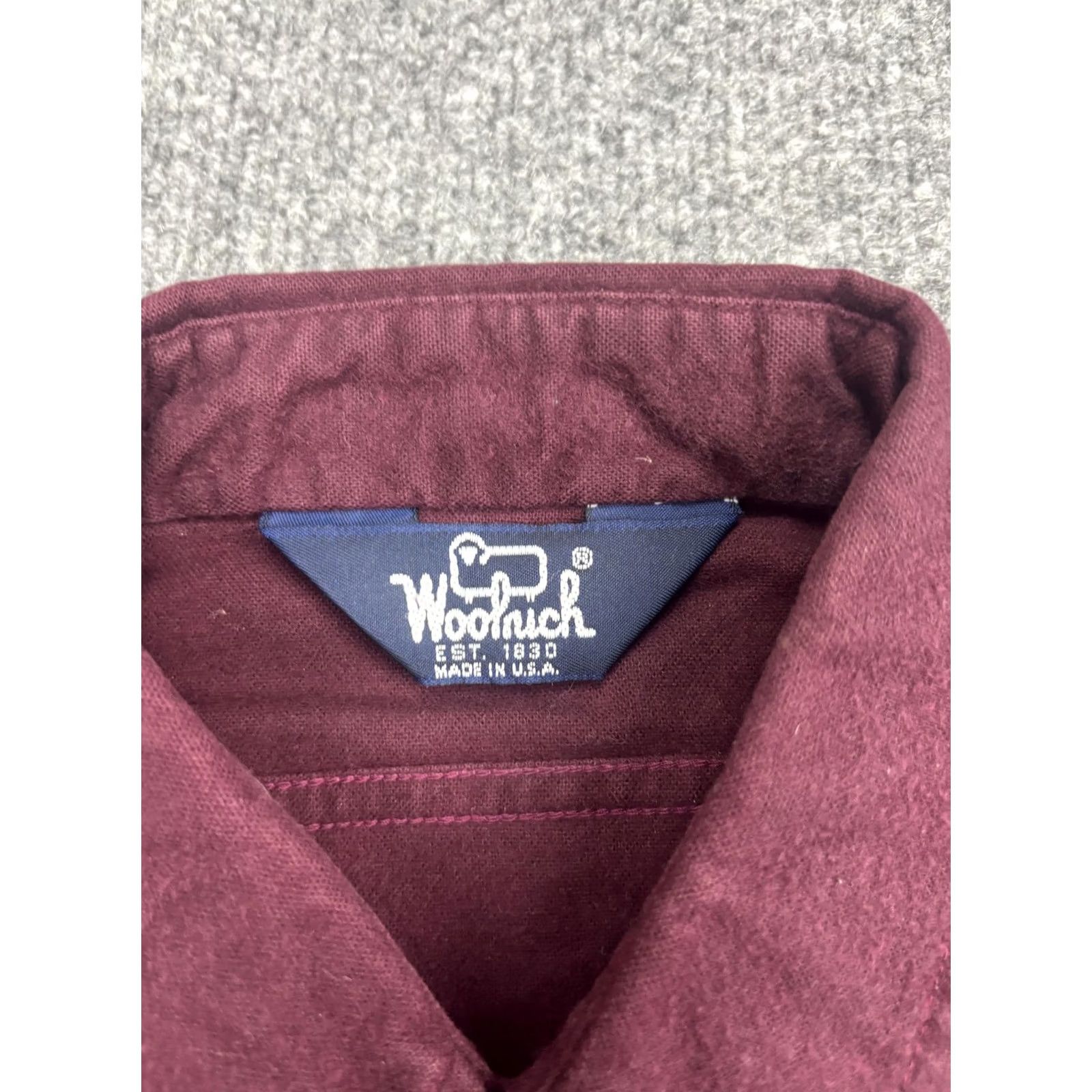 Vintage VINTAGE Woolrich Shirt Mens Large Red Corduroy Long Sleeve Button Front USA Made Size US L / EU 52-54 / 3 - 2 Thumbnail